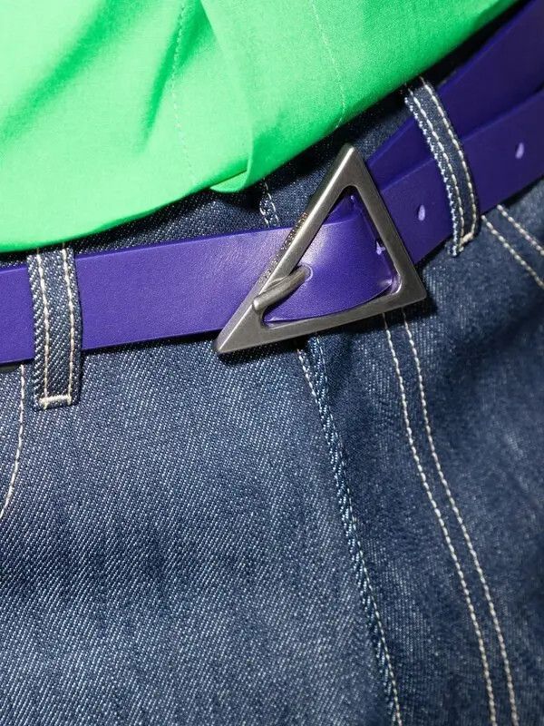 Bottega Veneta o1bcso1str0824 Size : 95 / Triangle Belt in Purple Size 36 - 5 Thumbnail