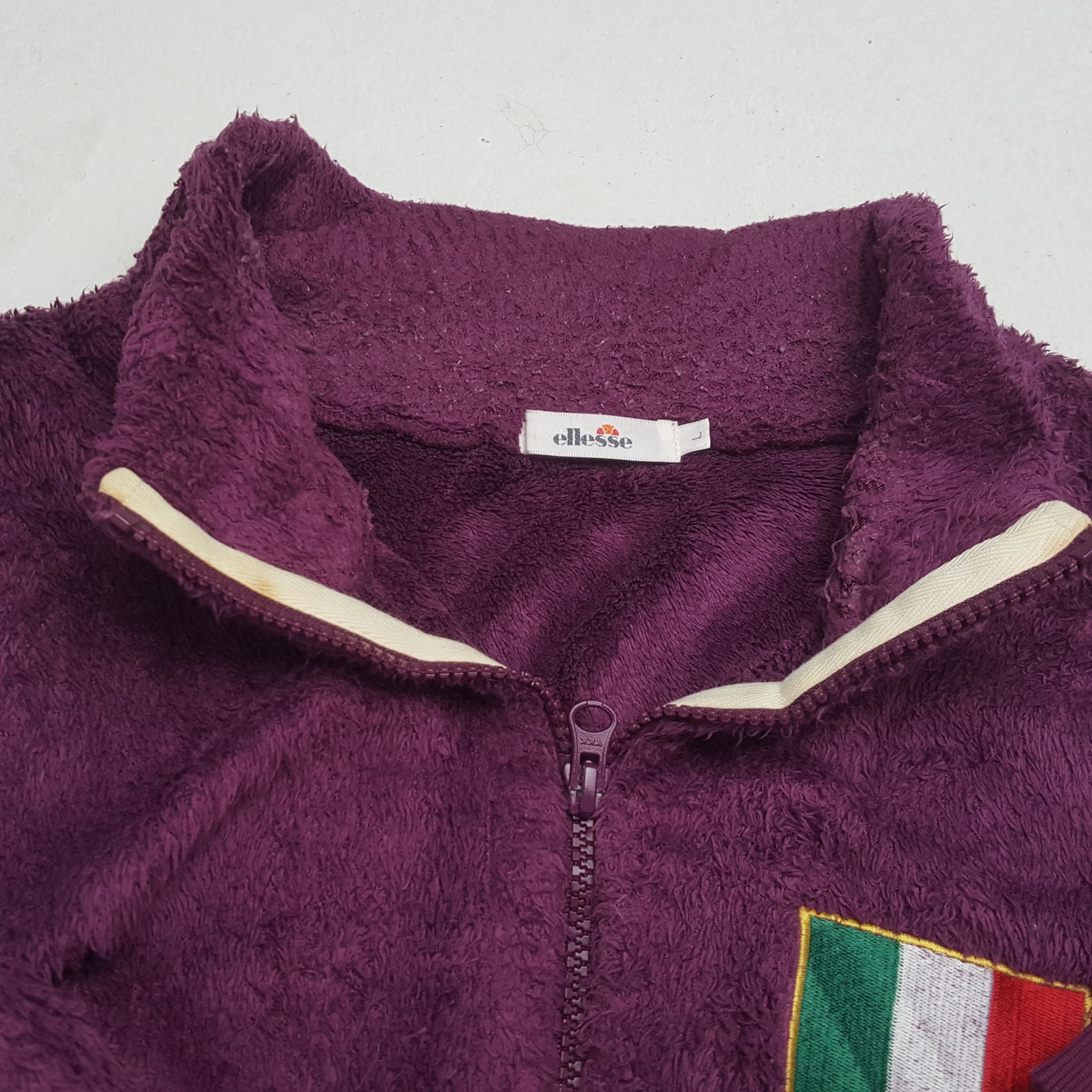 Ellesse × Vintage ELLESSE Winter Style Fleece Jacket Size US L / EU 52-54 / 3 - 10 Thumbnail