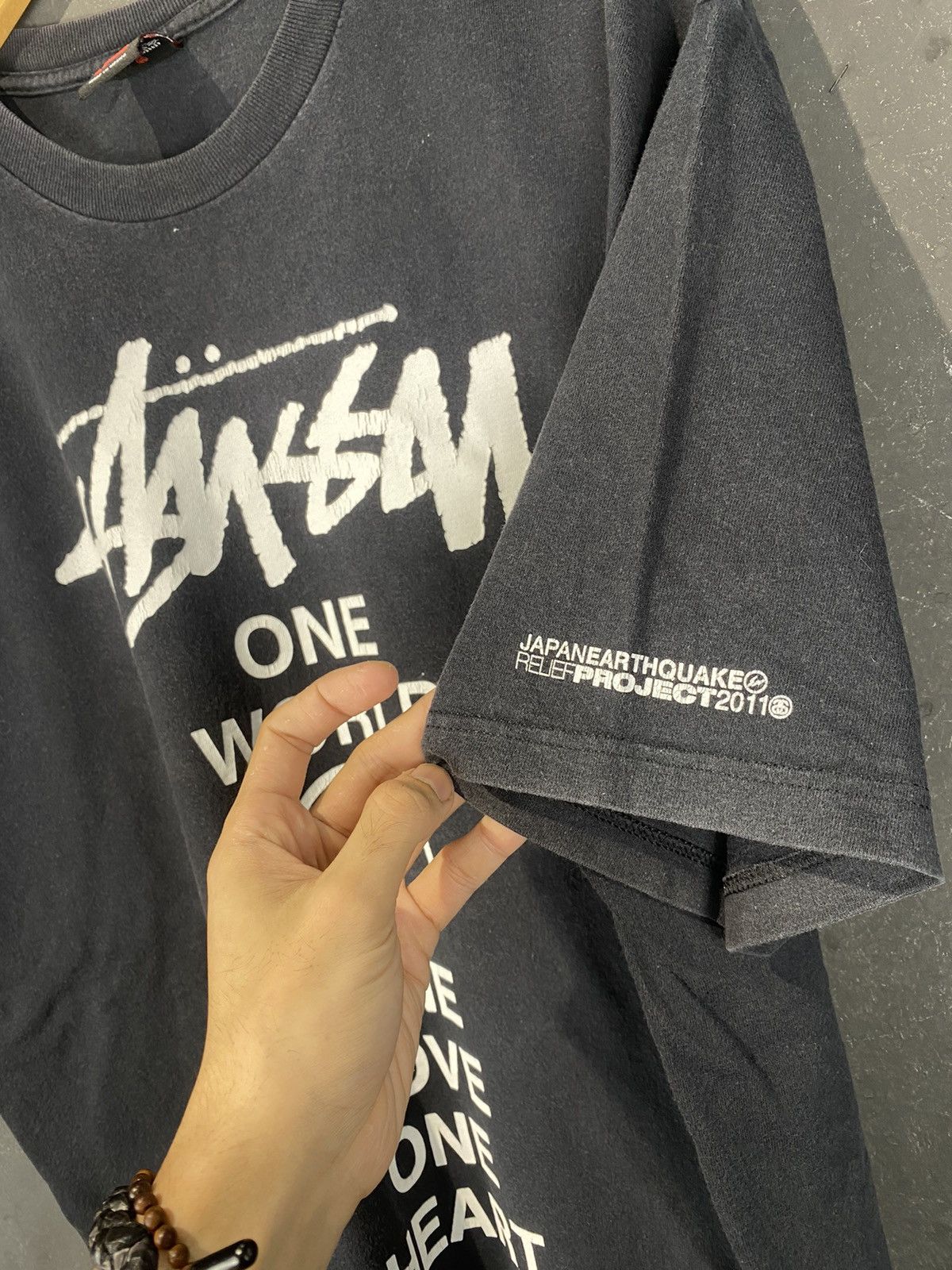 Fragment Design y2k Stussy Fragment One World Tee Size US XL / EU 56 / 4 - 4 Thumbnail