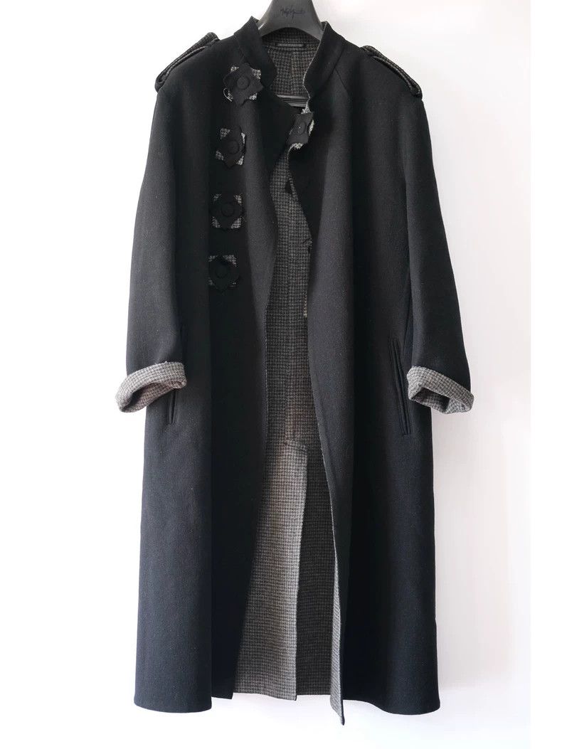 Yohji Yamamoto Yohji Yamamoto 21 aw Cape Plaid Coat Size US S / EU 44-46 / 1 - 1 Thumbnail