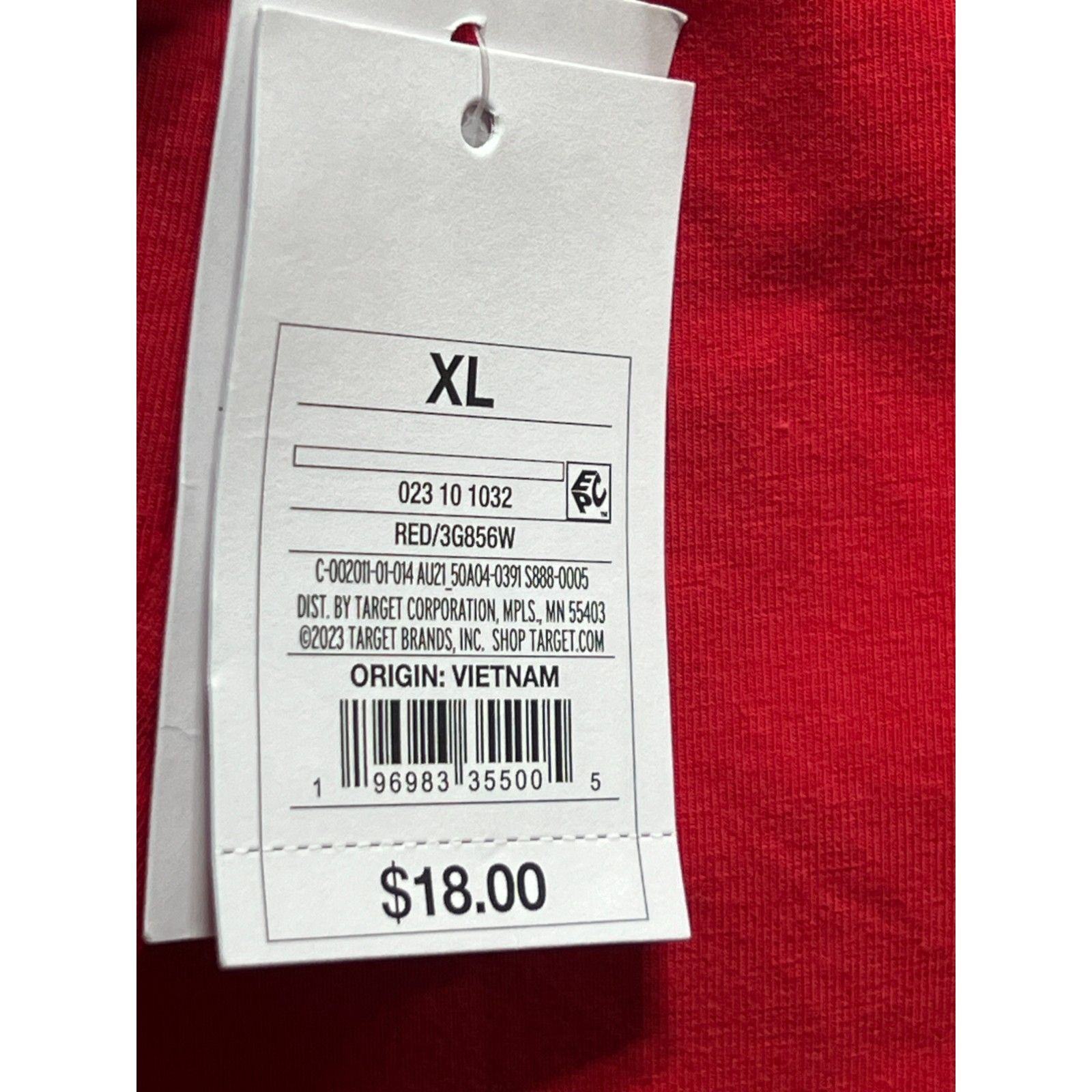Other Auden - Women's Cotton Bodysuit - Red - Extra Large Size ONE SIZE - 10 Thumbnail