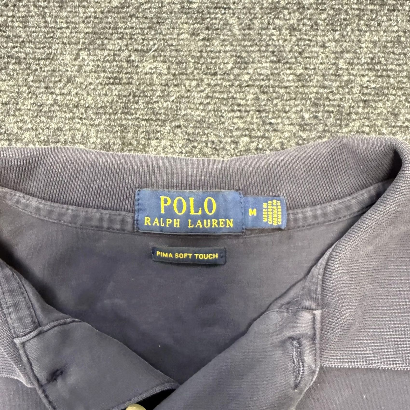 Polo Ralph Lauren Polo Ralph Lauren Polo Shirt Mens M Blue Pima Soft Touch Knit Logo Casual Size US M / EU 48-50 / 2 - 4 Thumbnail