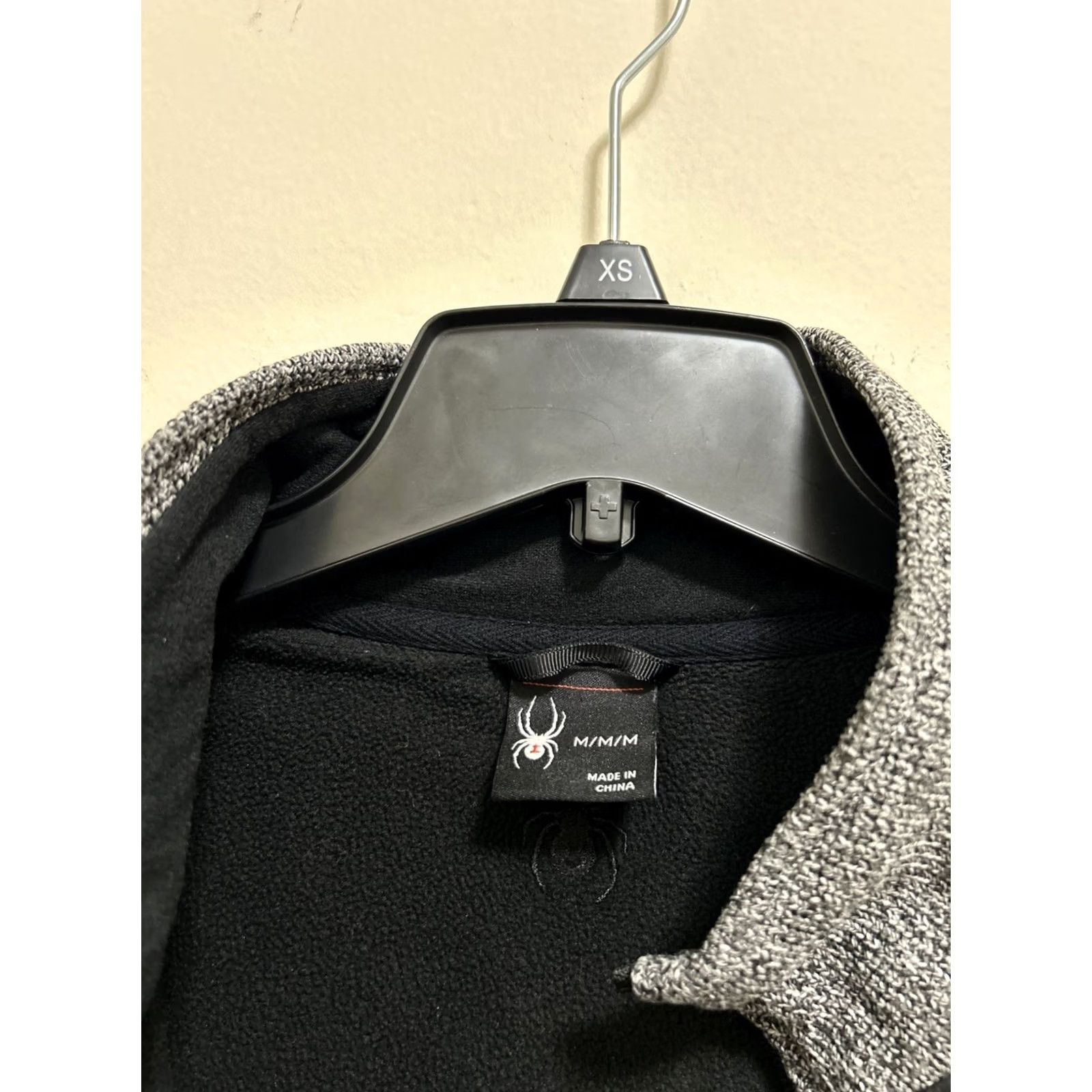 Spyder Spyder Full Zip Jacket Mens M Black Knit Polyester Lined Jacket Size US M / EU 48-50 / 2 - 7 Thumbnail