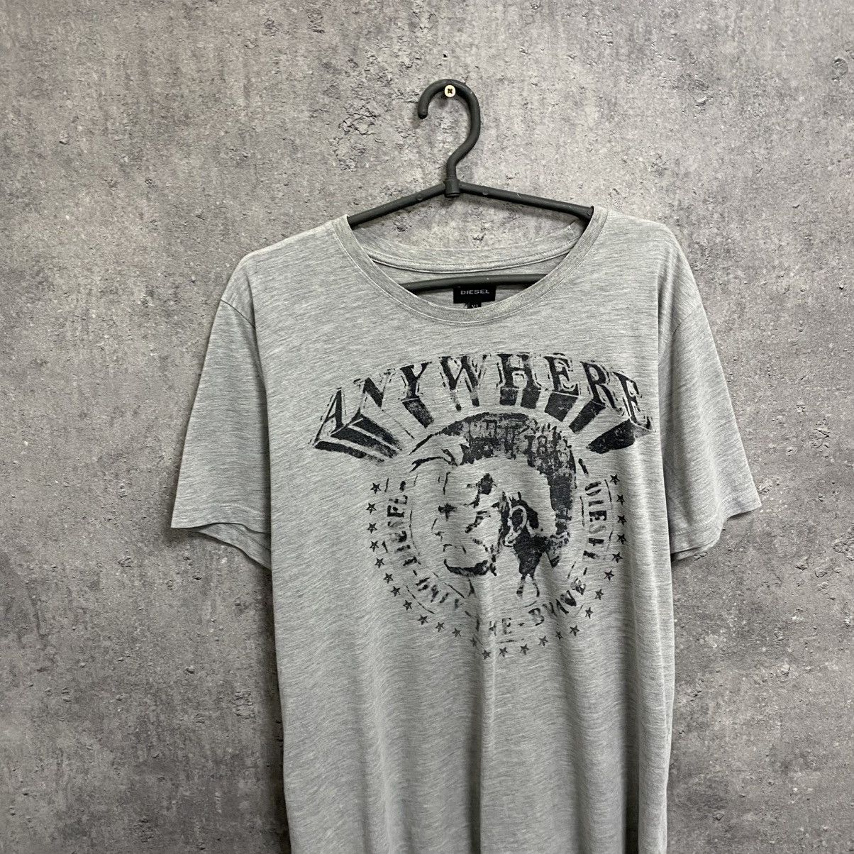 Diesel Vintage Diesel T-Shirt Big Logo Japanese Hype Rare Tee Size US XL / EU 56 / 4 - 4 Thumbnail