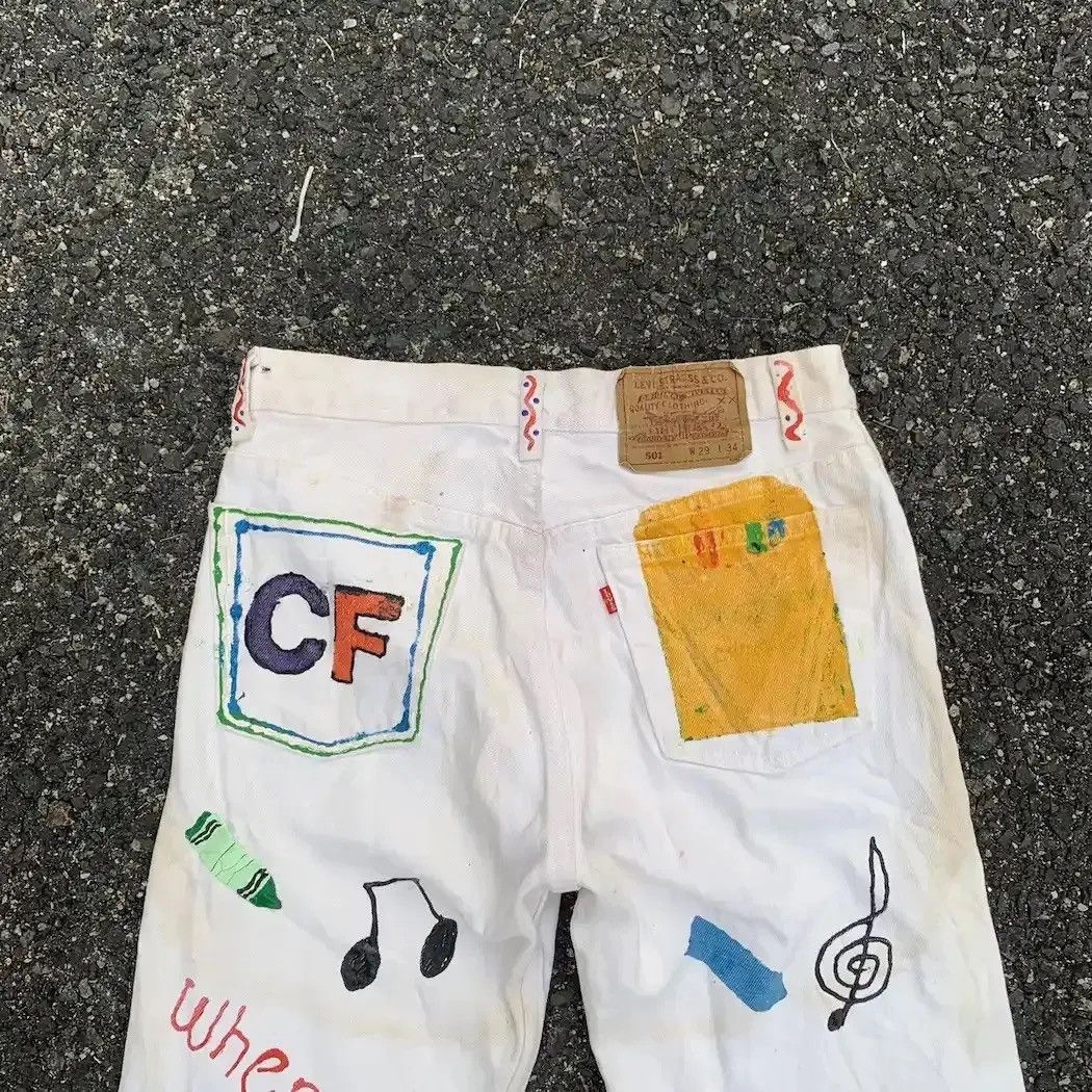 Levi's 80’s Vintage Levi’s 501 Jeans 28x32 Levis Custom Made Pants Size US 28 / EU 44 - 12 Thumbnail