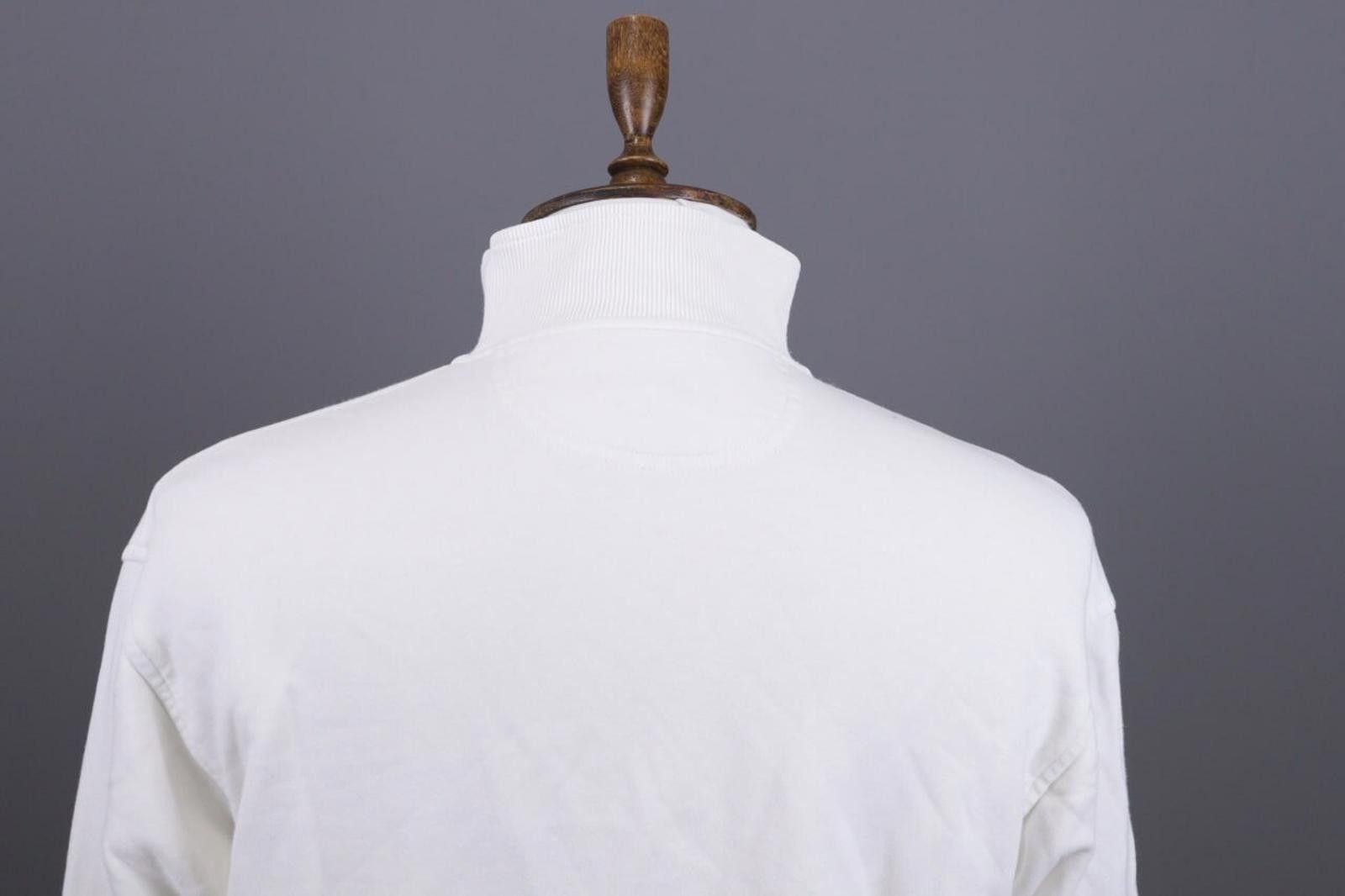 Escada Sport Esacada Sport White Knit High Neck 1/4 Zip Sweater Size M Size US M / EU 48-50 / 2 - 12 Thumbnail