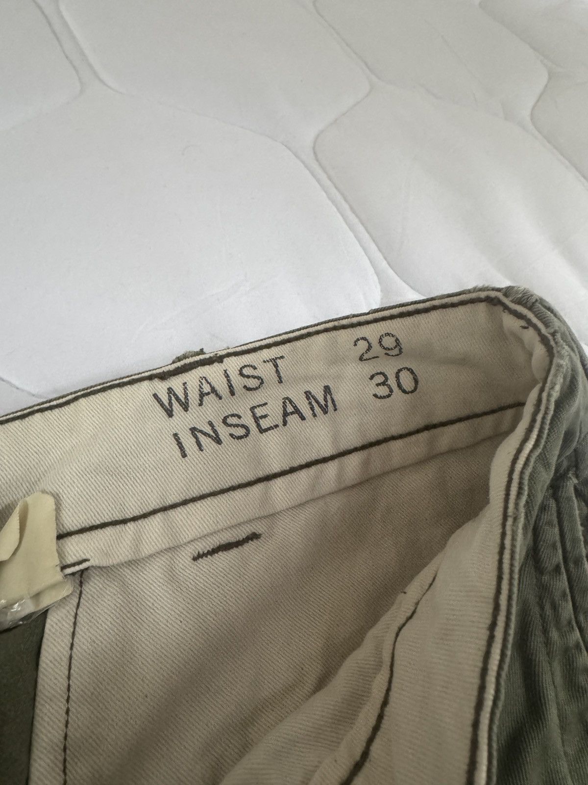 RRL Ralph Lauren RRL officer chino trousers pants 29x30 Size US 32 / EU 48 - 4 Thumbnail