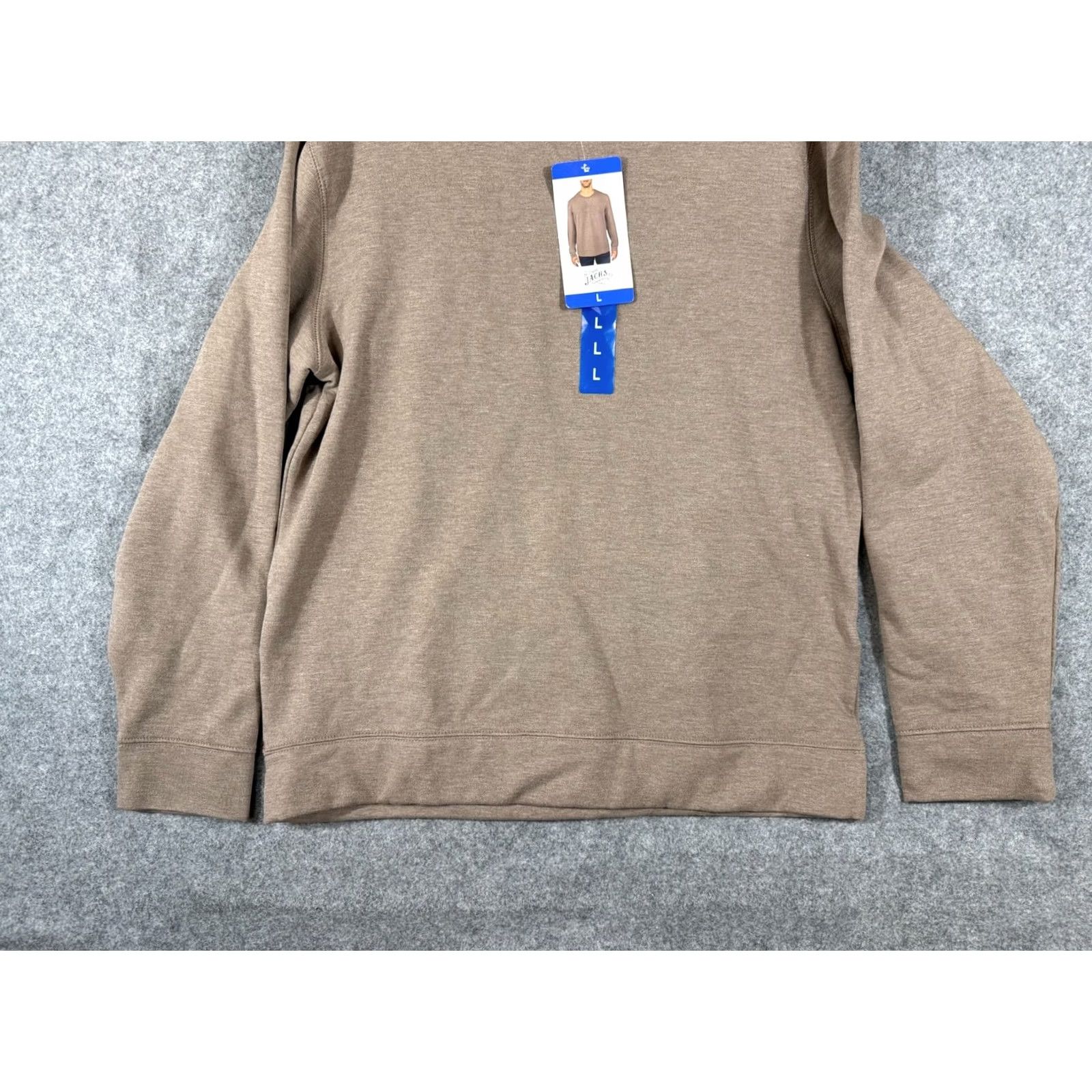 Vintage JACHS Sweatshirt Mens L Light Brown Crew Neck Stretch Long Sleeve Pullover NWT Shirt Mens Size US L / EU 52-54 / 3 - 4 Thumbnail
