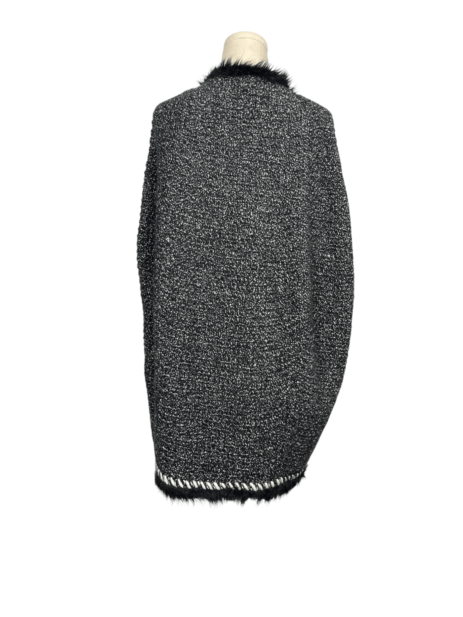 Chanel Chanel Black Cashmere Open Cardigan With Stitch Details Size XS / US 0-2 / IT 36-38 - 2 Thumbnail