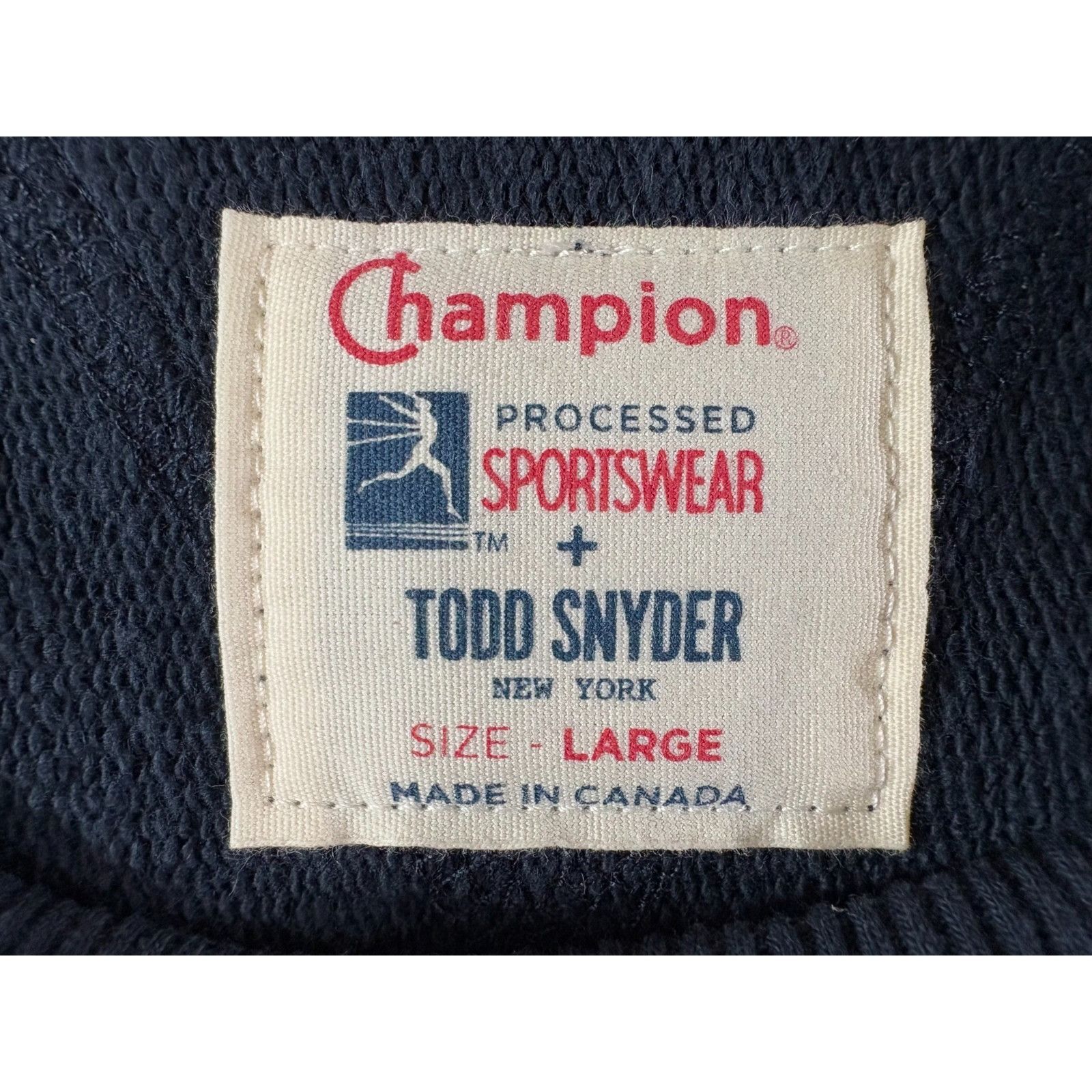 Champion Champion Todd Snyder Tribeca Graphic Sweatshirt color navy s Size US L / EU 52-54 / 3 - 2 Thumbnail