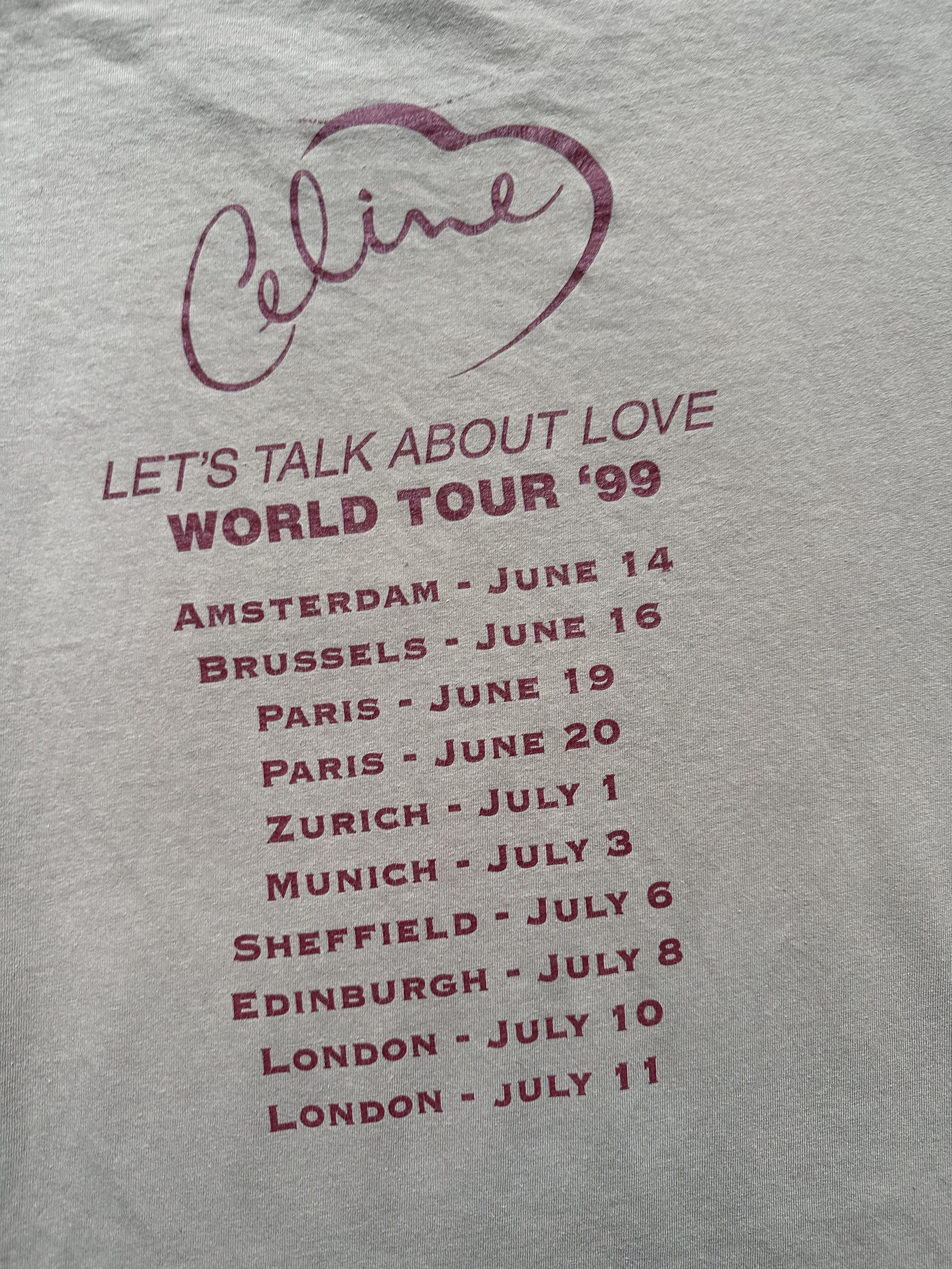 Vintage Celine Dion t shirt Size US XL / EU 56 / 4 - 6 Thumbnail