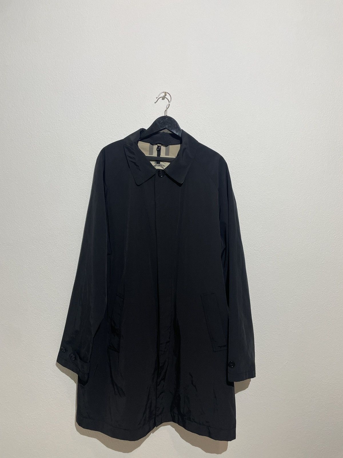 image of Burberry Trench Coat in Black, Men's (Size 2XL)