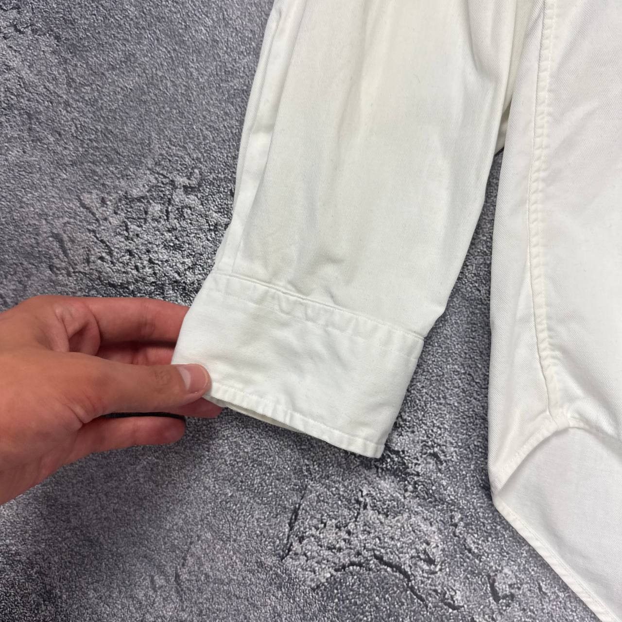 Polo Ralph Lauren Vintage 1990s Polo USA Dress Shirt White Ralph Lauren Size US L / EU 52-54 / 3 - 5 Thumbnail