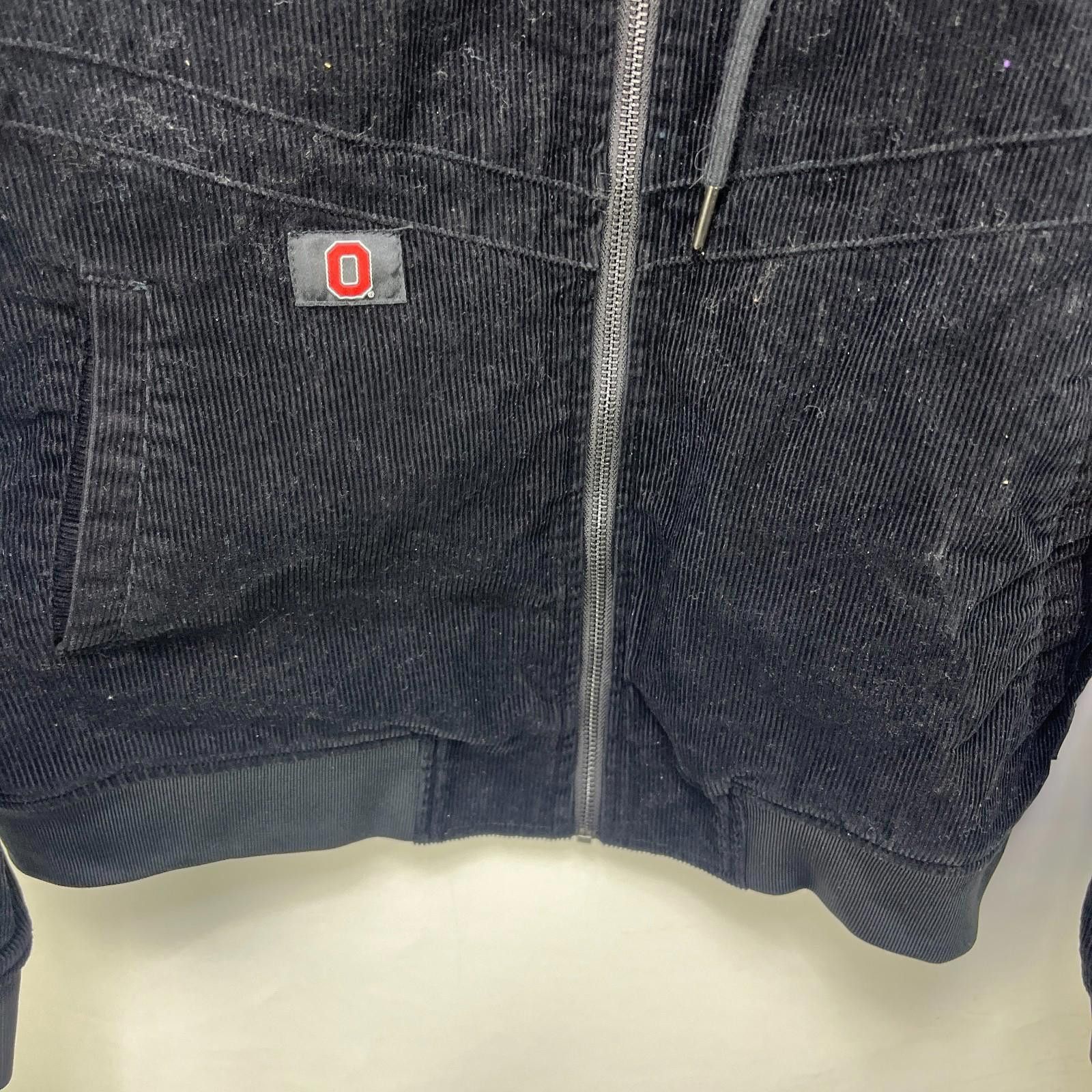 Other Vintage Ohio State Buckeyes Corduroy Hooded Jacket Medium Size ONE SIZE - 5 Thumbnail