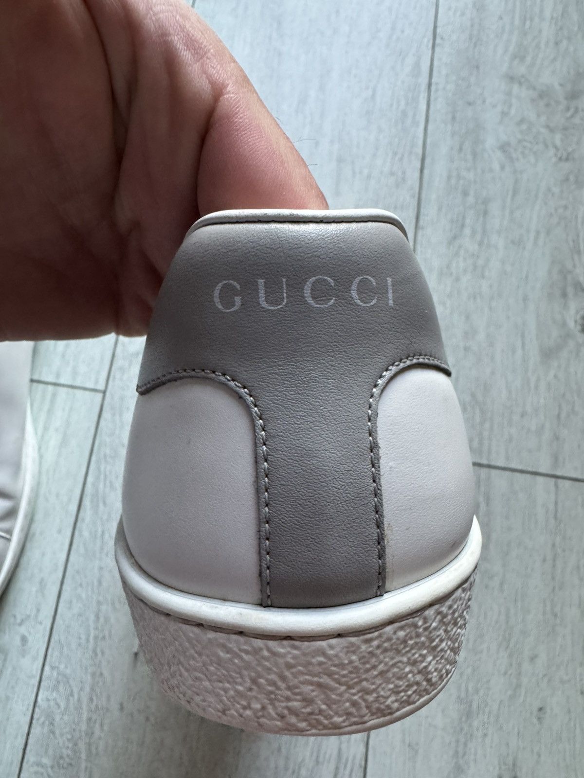 Gucci GUCCI NEW ACE PERF GG LOGO SNEAKER Size US 8.5 / EU 41-42 - 4 Thumbnail