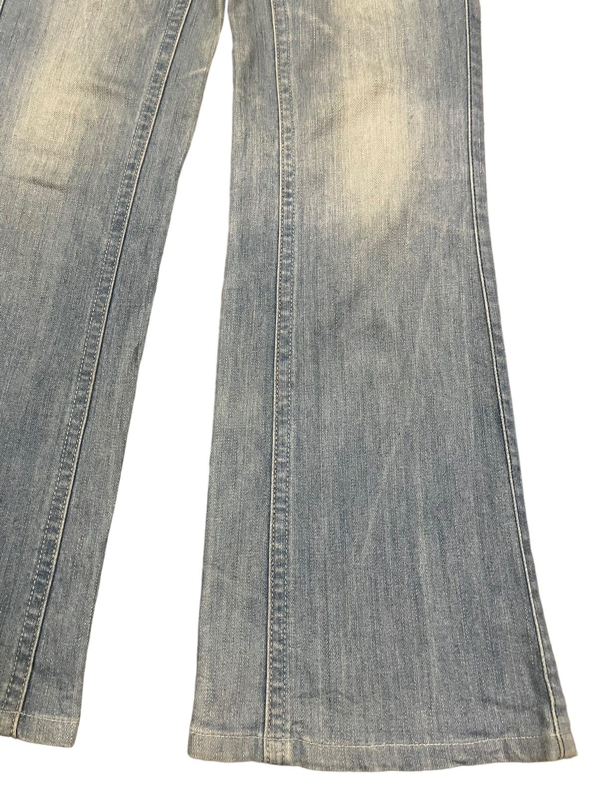 14th Addiction Vintage Japanese Brand Blue Wash Style Flare Jeans Size US 30 / EU 46 - 6 Thumbnail