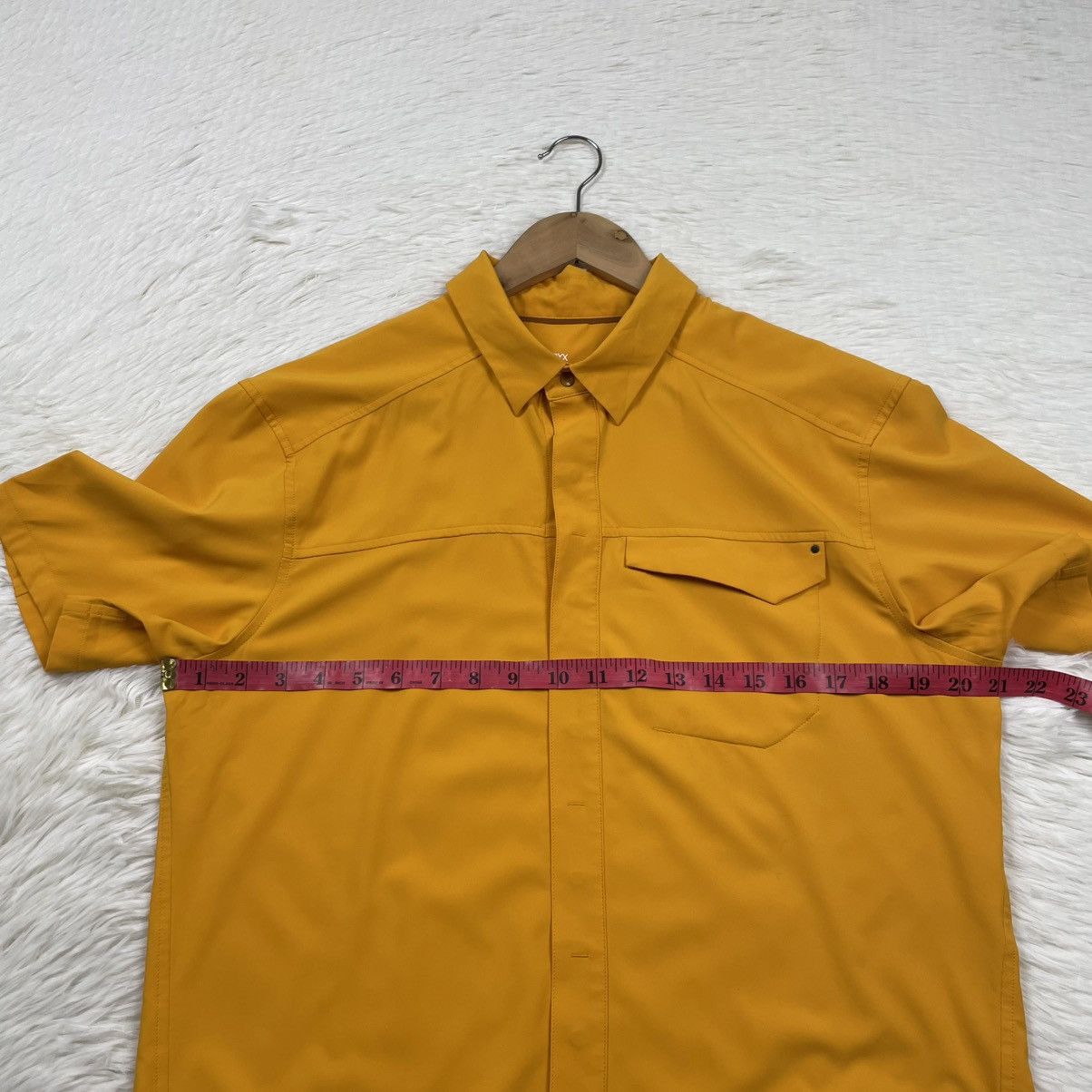 Arc'teryx Arcteryx Skyline Dark Yellow Ochre Short Sleeves Shirt Size US M / EU 48-50 / 2 - 9 Thumbnail