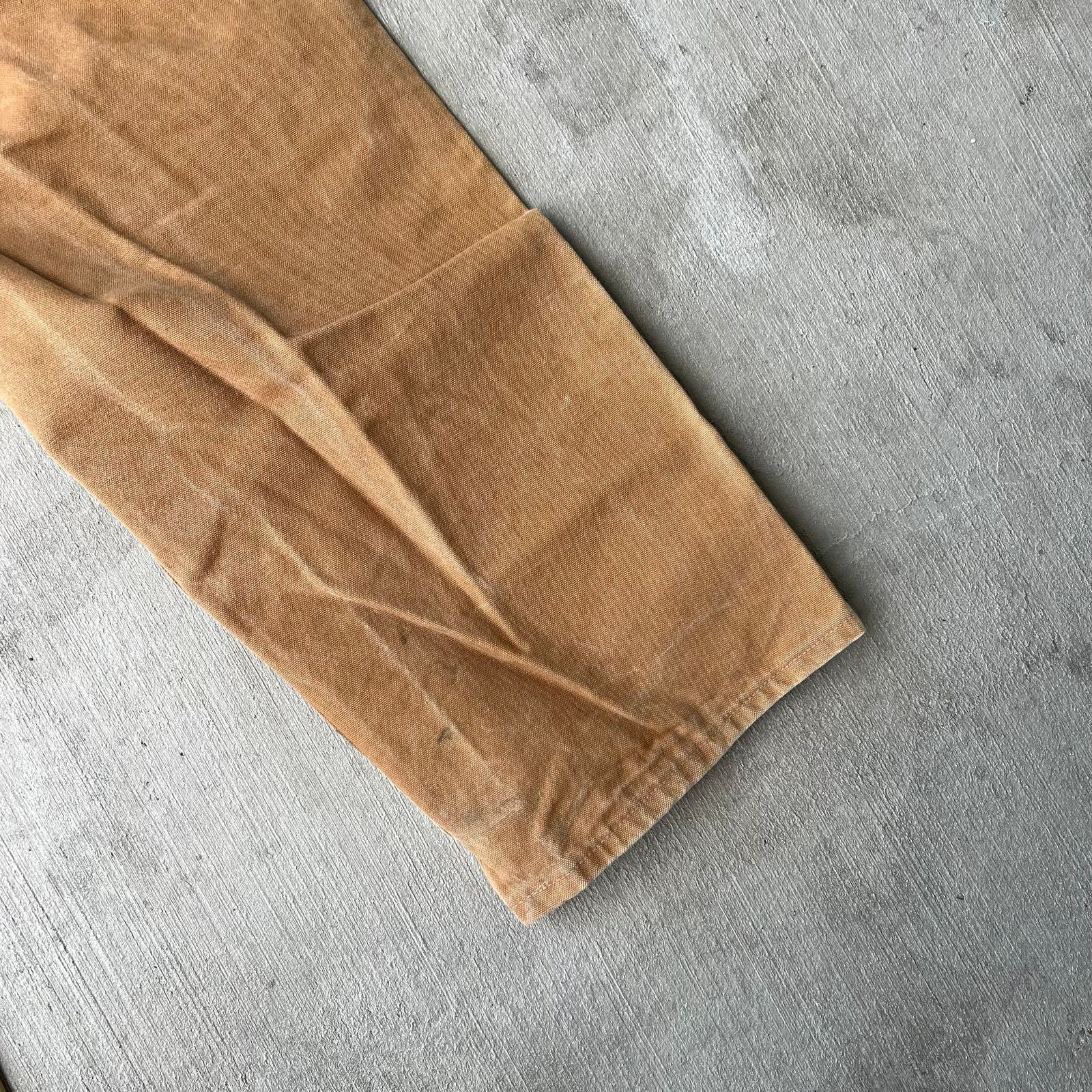 Carhartt × Vintage Carhartt brown faded double knee work wear carpenter pants Size US 36 / EU 52 - 12 Thumbnail