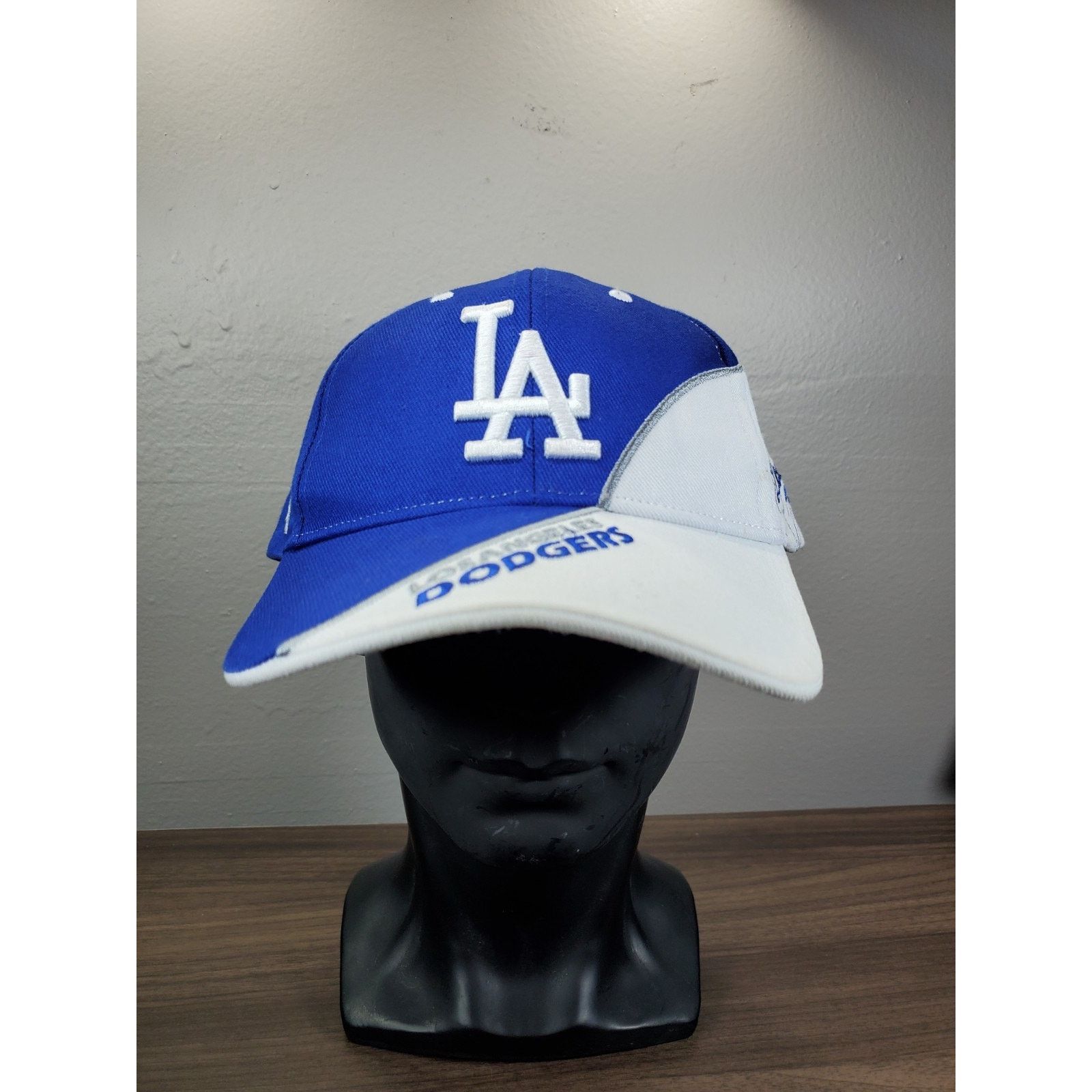 47 Brand × MLB LA Dodgers Hat Blue & White MLB Baseball Cap Los Angeles Size ONE SIZE - 4 Thumbnail