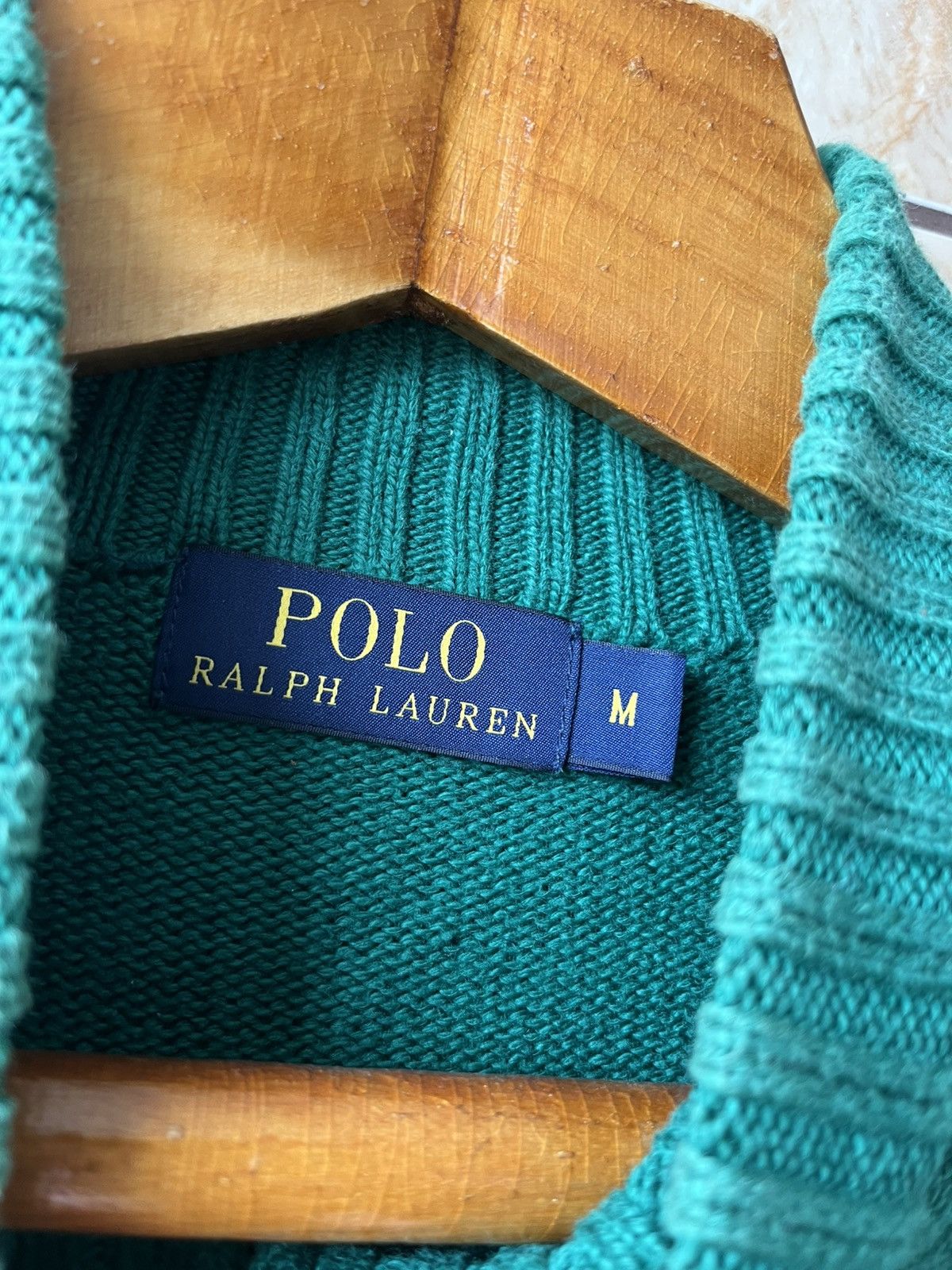 Polo Ralph Lauren Polo Ralph Lauren green 1/3 zip sweater Size US M / EU 48-50 / 2 - 3 Thumbnail