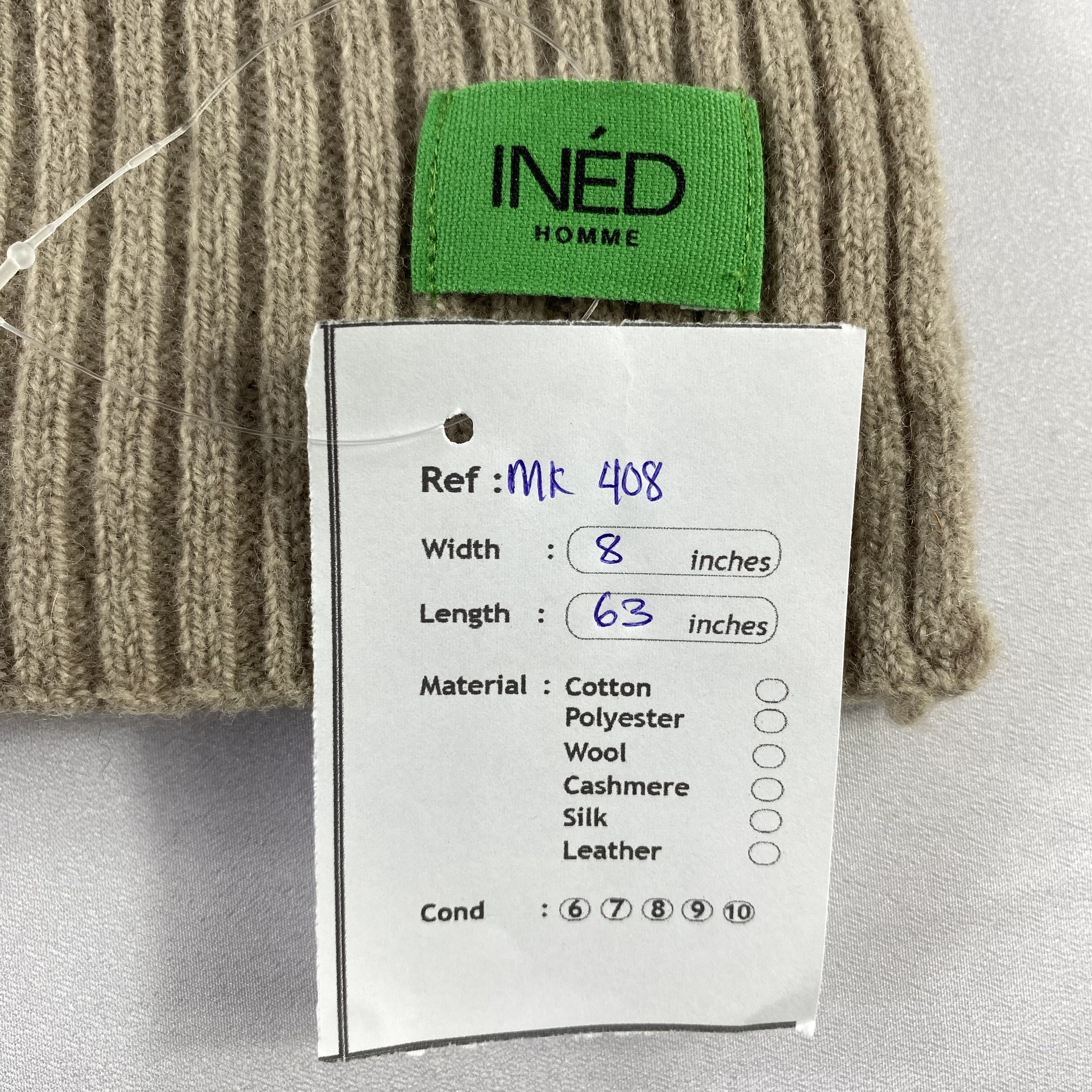 Yohji Yamamoto INED Homme By Yohji Yamamoto Knit Scarf Neck Wrap Muffler Size ONE SIZE - 5 Thumbnail