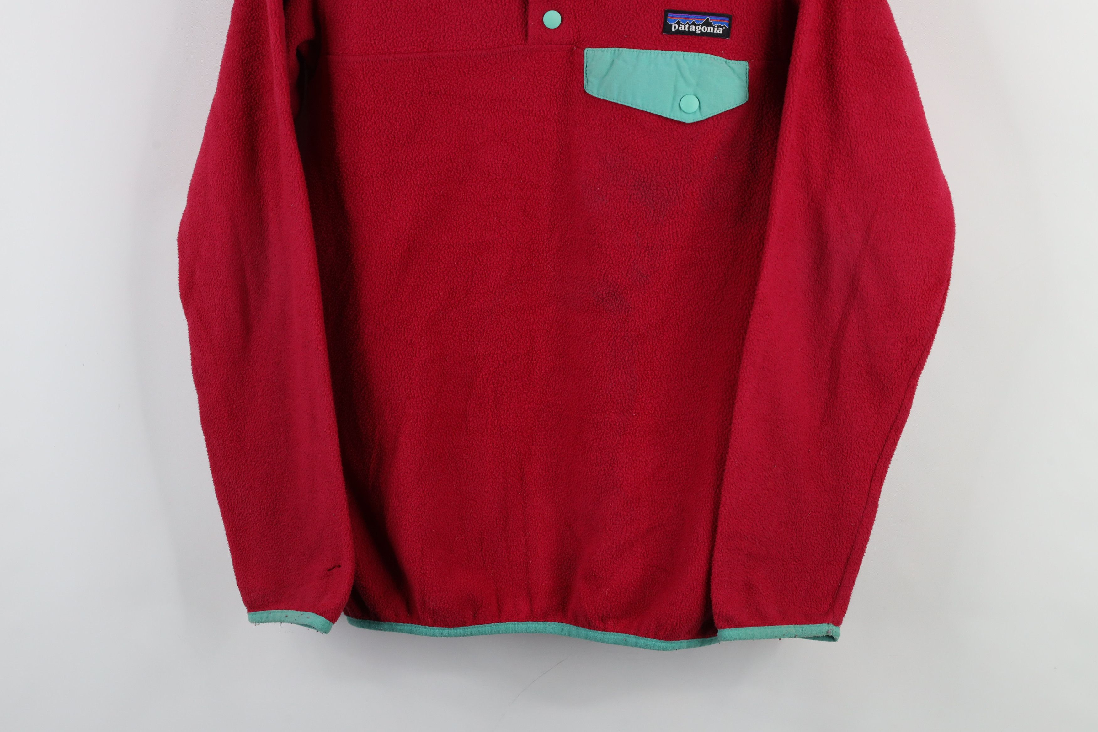 Patagonia × Vintage Vintage Patagonia Synchilla Snap T Fleece Pullover Sweater Size XS / US 0-2 / IT 36-38 - 3 Thumbnail