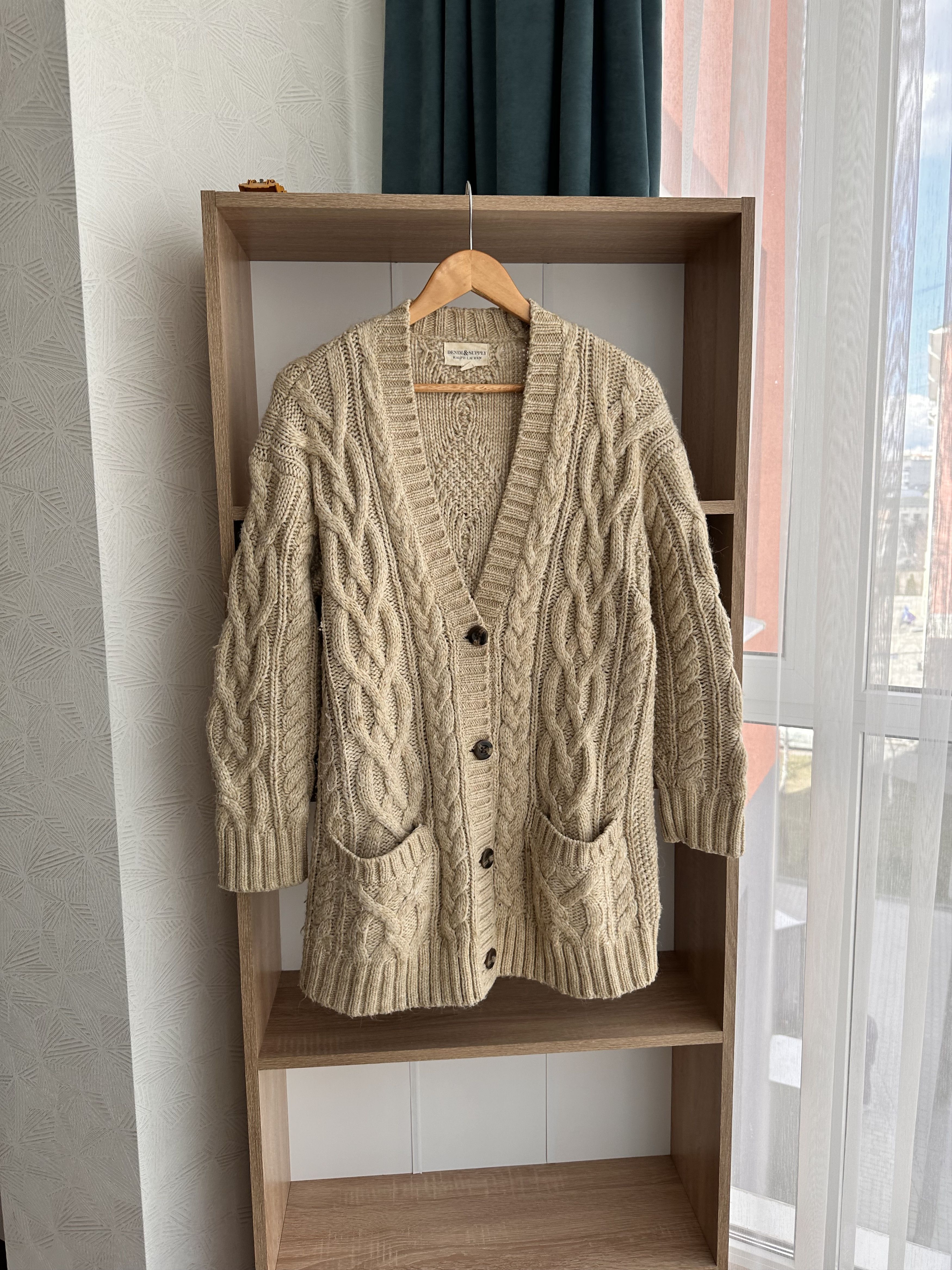 Polo Ralph Lauren Vintage Denim & Supply by Ralph Lauren Heavy Knit Cardigan Size US L / EU 52-54 / 3 - 1 Thumbnail