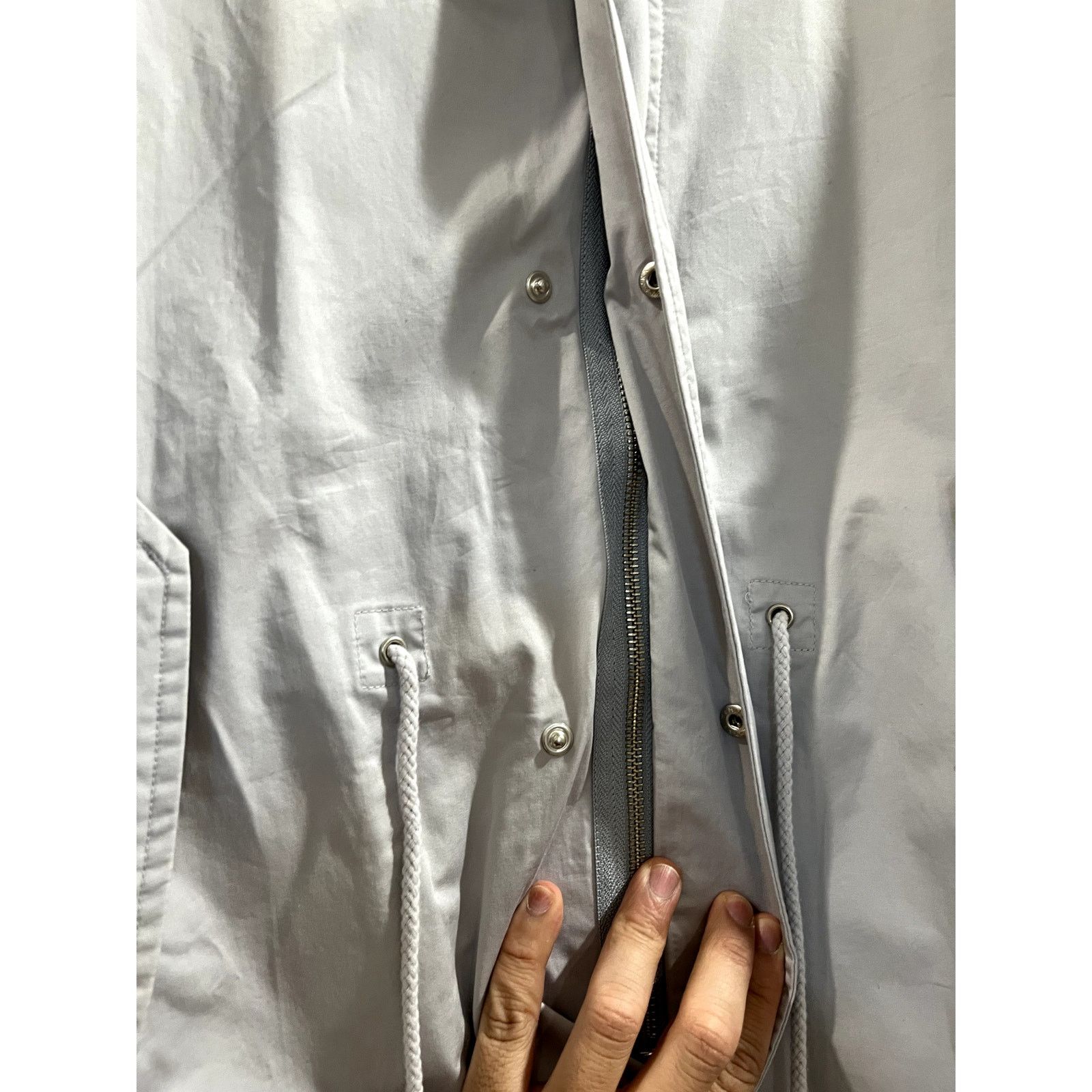 Beams Plus Beams — Hooded Mod Coat in Light Grey — Large Size US L / EU 52-54 / 3 - 4 Thumbnail
