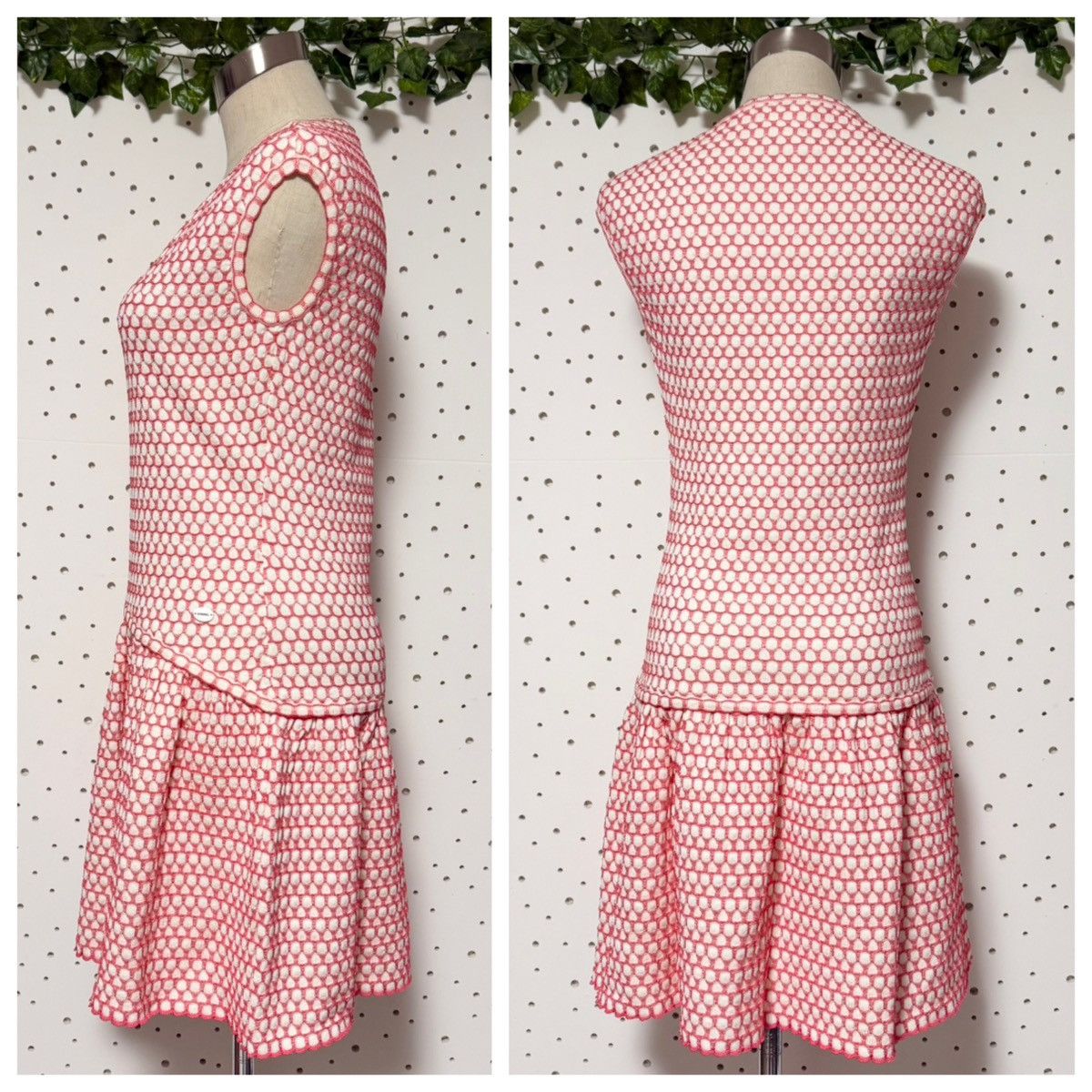 Chanel Authentic Chanel Embellished Flared Sleeveless Knit Dress 34 Size XXS / US 00 / IT 34 - 7 Thumbnail