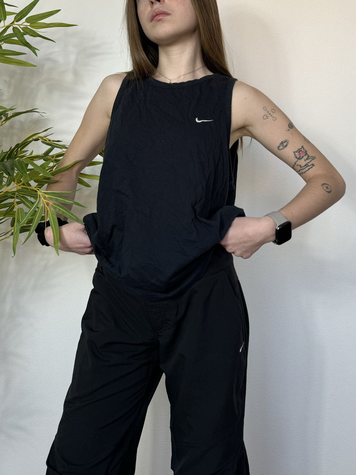 Nike 1990s NIKE MINI SWOOSH TANK TOP TEE Size US M / EU 48-50 / 2 - 1 Thumbnail