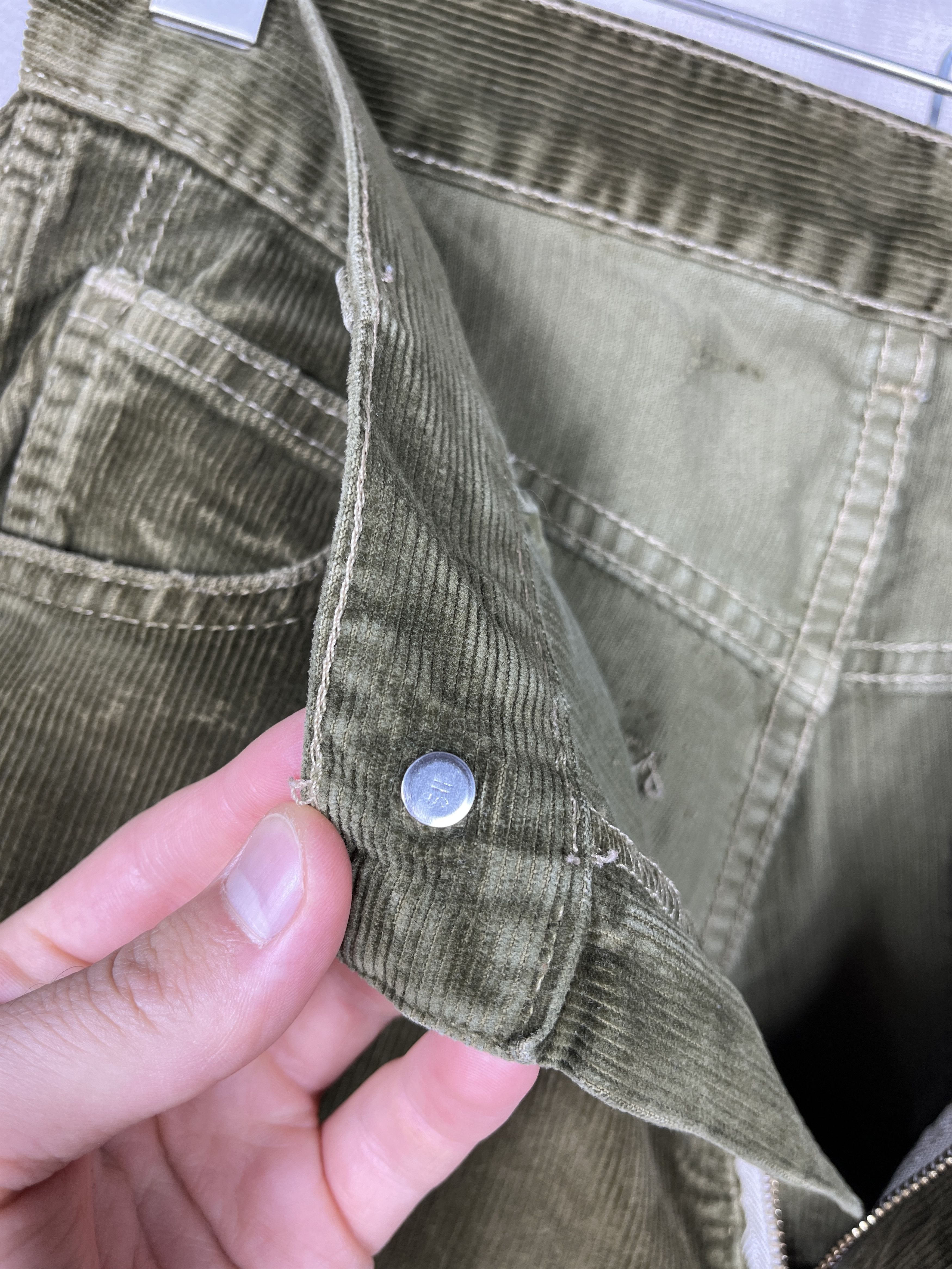 Levi's × Vintage Vintage Levi's White Tab 80s 90s Corduroy Pants Size US 30 / EU 46 - 12 Thumbnail