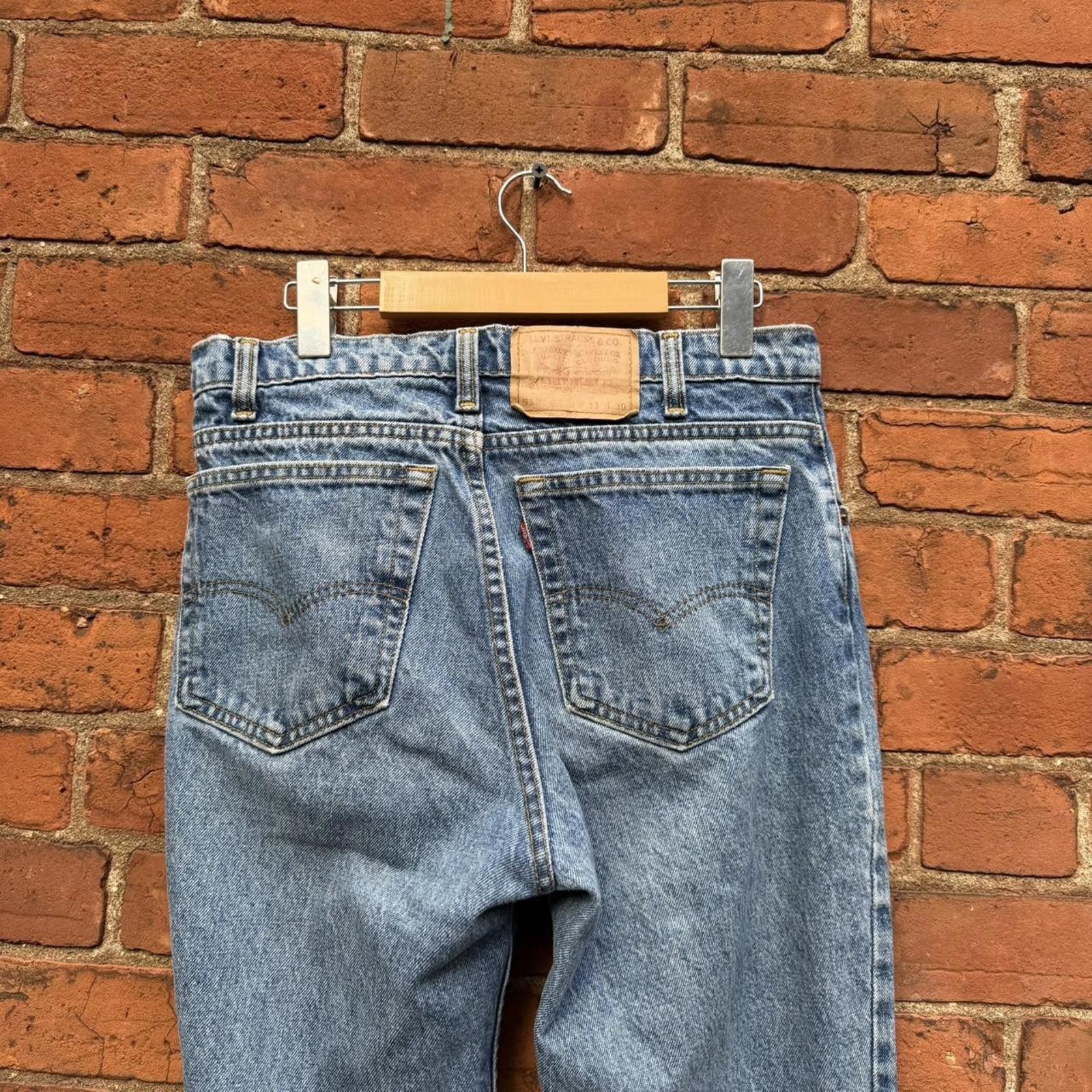 Levi's vintage Levi’s 512 jeans 90s 33x30 fits 31x28 Size US 31 - 4 Thumbnail