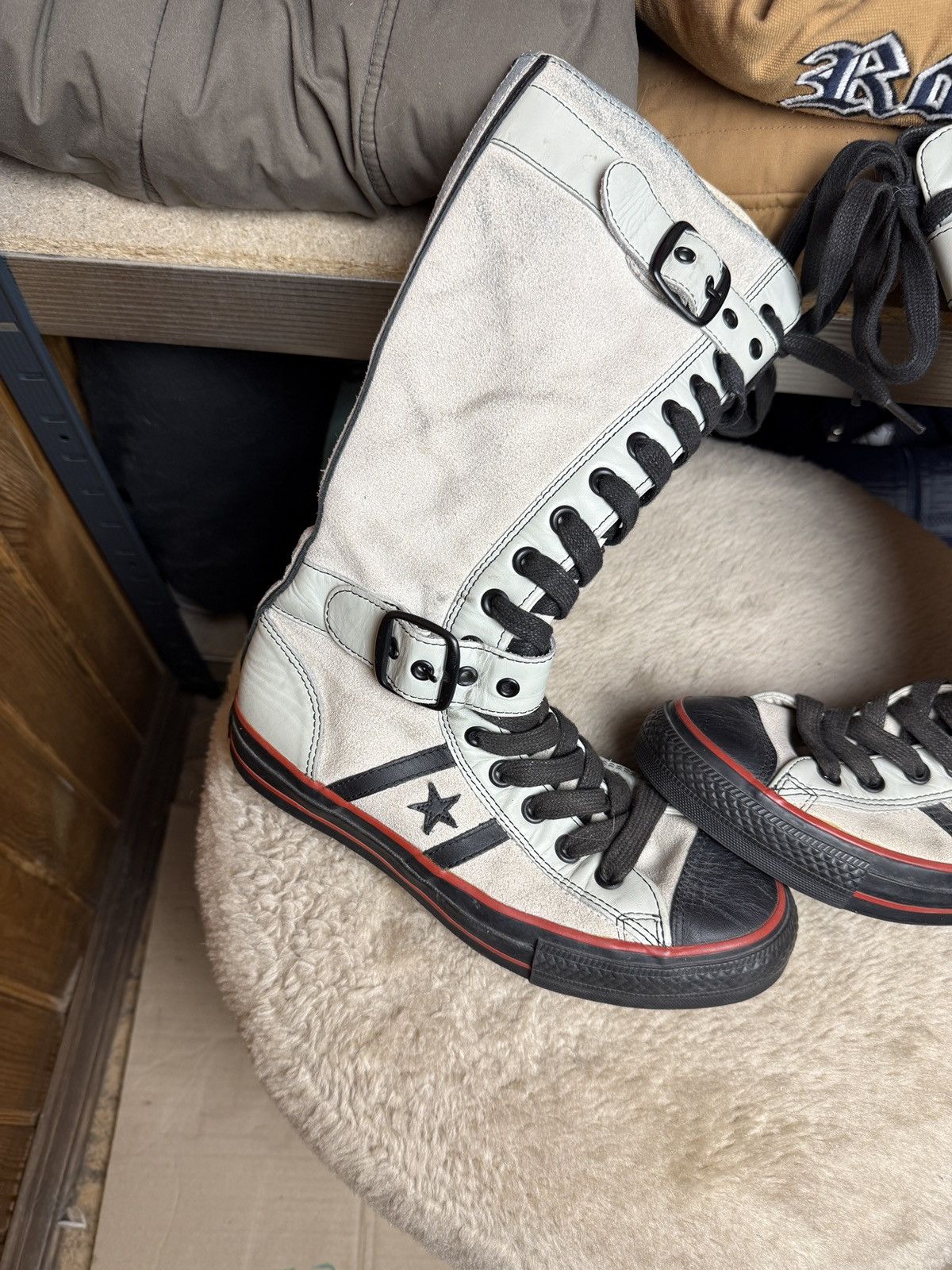 Converse Converse Vintage High Boxing Sneakers Size US 7.5 / IT 37.5 - 2 Thumbnail
