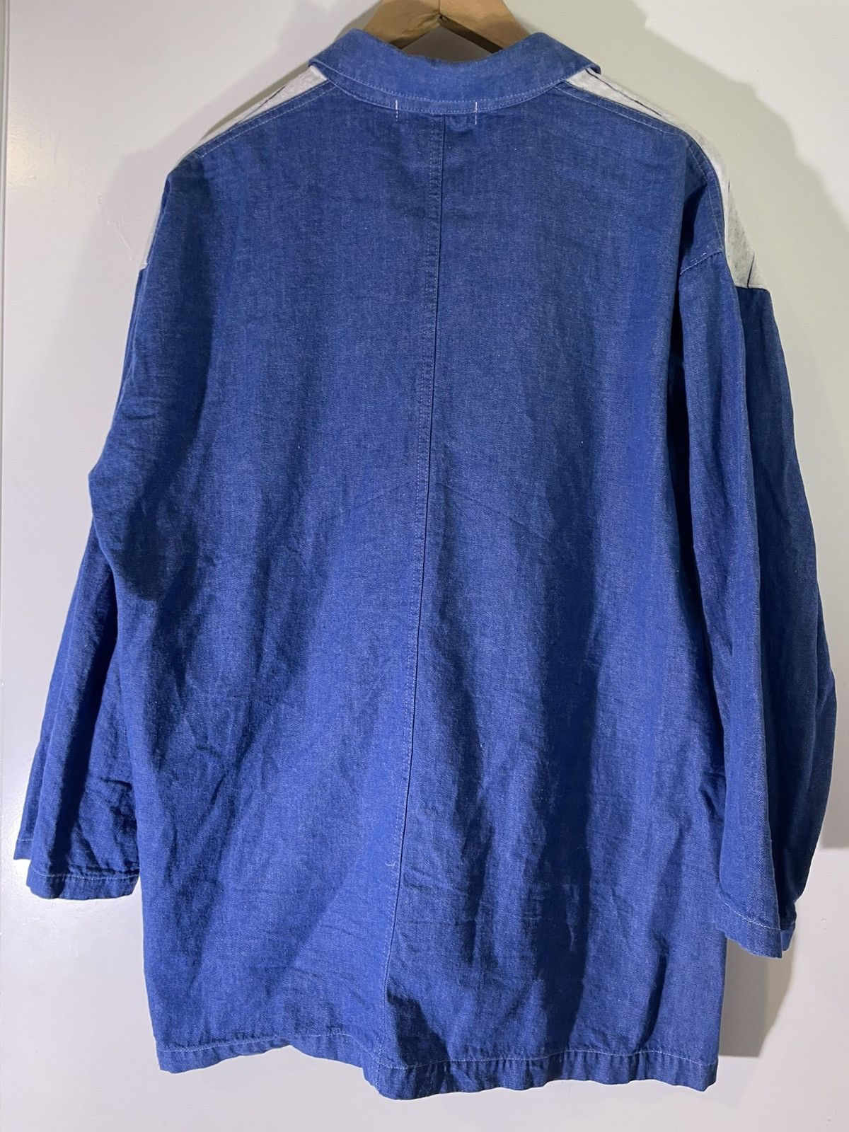 Vintage 90’s VTG Vintage Nino Wong Designer Denim Abstract Shirt Size US M / EU 48-50 / 2 - 2 Thumbnail