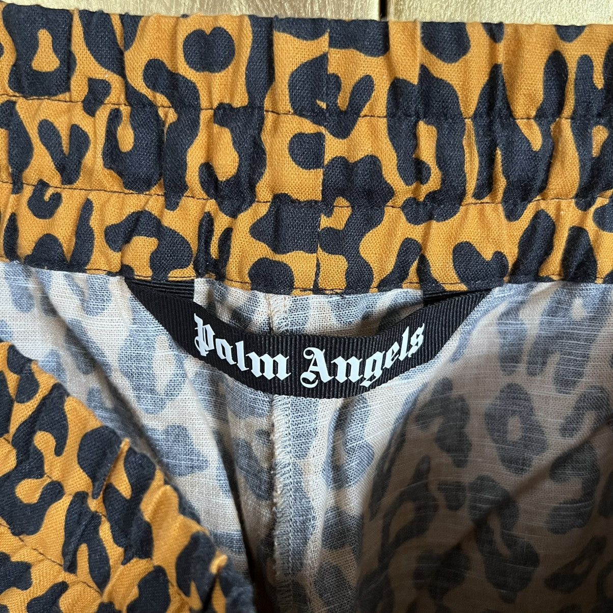 Palm Angels Palm Angels Cheetah Linen Pants Size US 36 / EU 52 - 4 Thumbnail