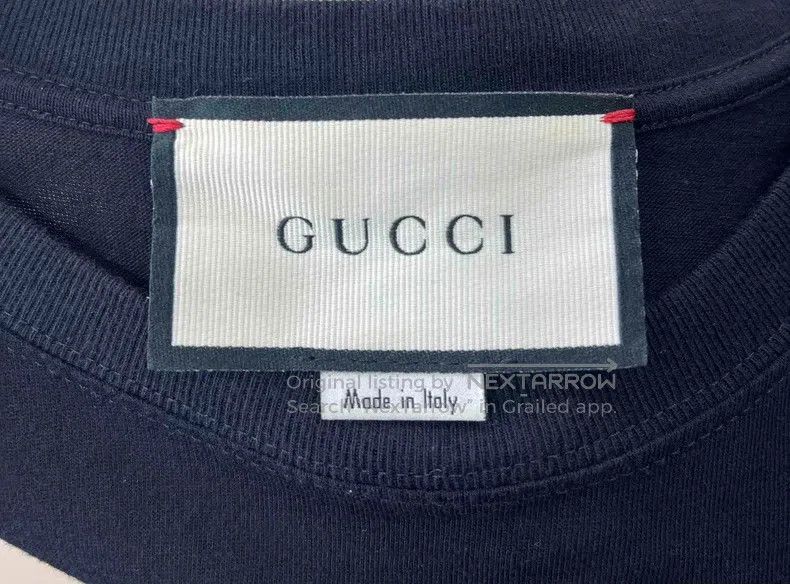 Gucci Gucci Black dazzling belt letter logo short-sleeved T-shir Size US XS / EU 42 / 0 - 3 Thumbnail
