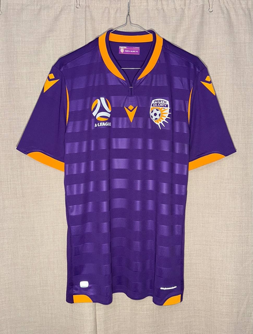Macron PERTH GLORY 2020 2021 Home Football Shirt Jersey Macron Size US L / EU 52-54 / 3 - 1 Thumbnail