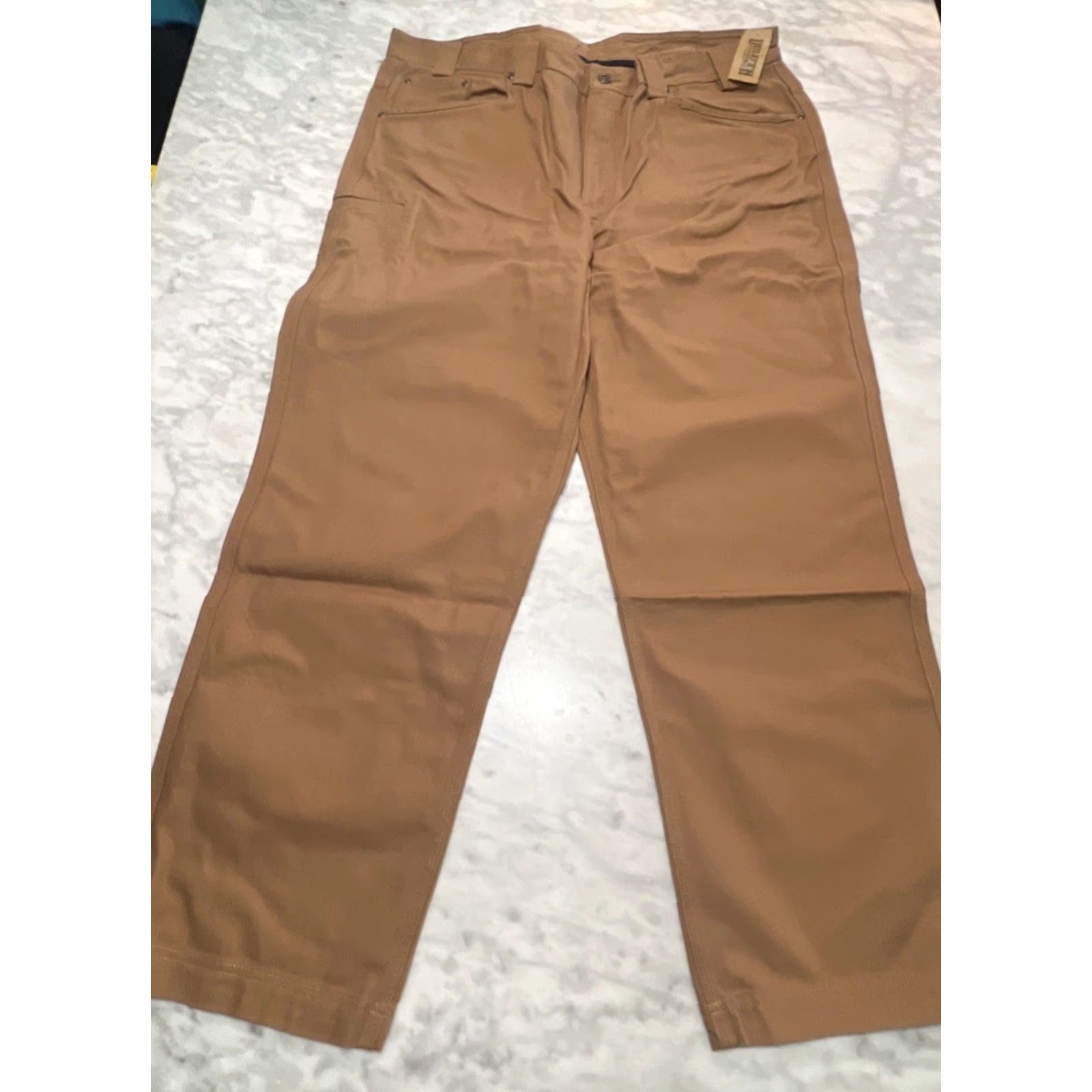 Vintage DULUTH FIRE HOSE PANTS Men 40x32 Relaxed Fit Brown 5-Pocket Style 58412 NWT Canvas Carpenter Jeans Trousers Mens Regular Size US 40 / EU 56 - 3 Thumbnail