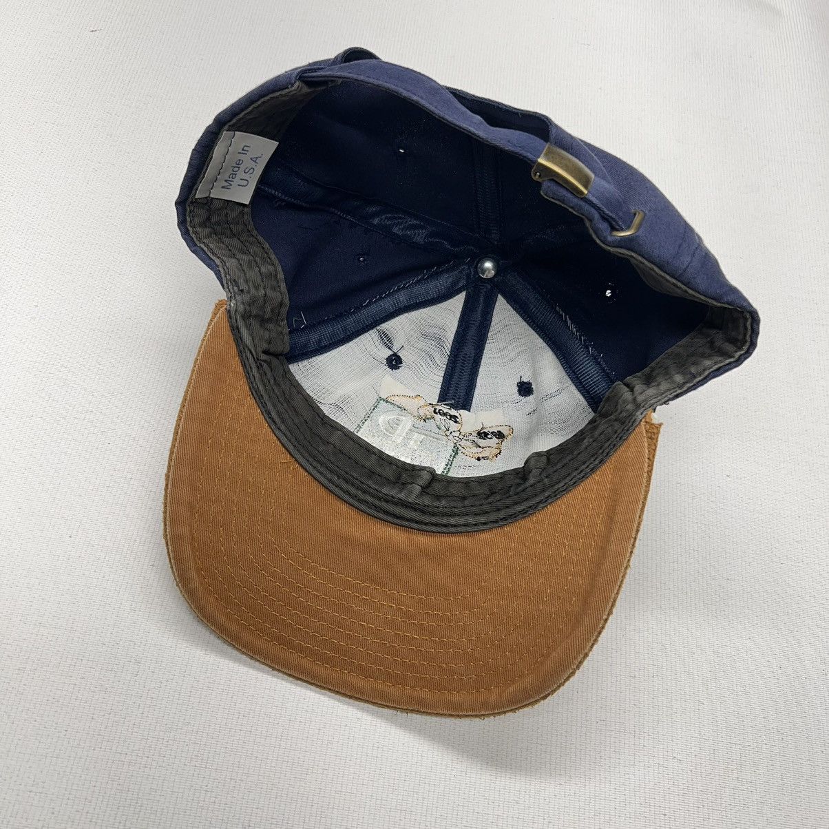 Vintage VTG NJ Turnpike Hat Cap Blue New Jersey Logo Retro Suede Size ONE SIZE - 11 Thumbnail