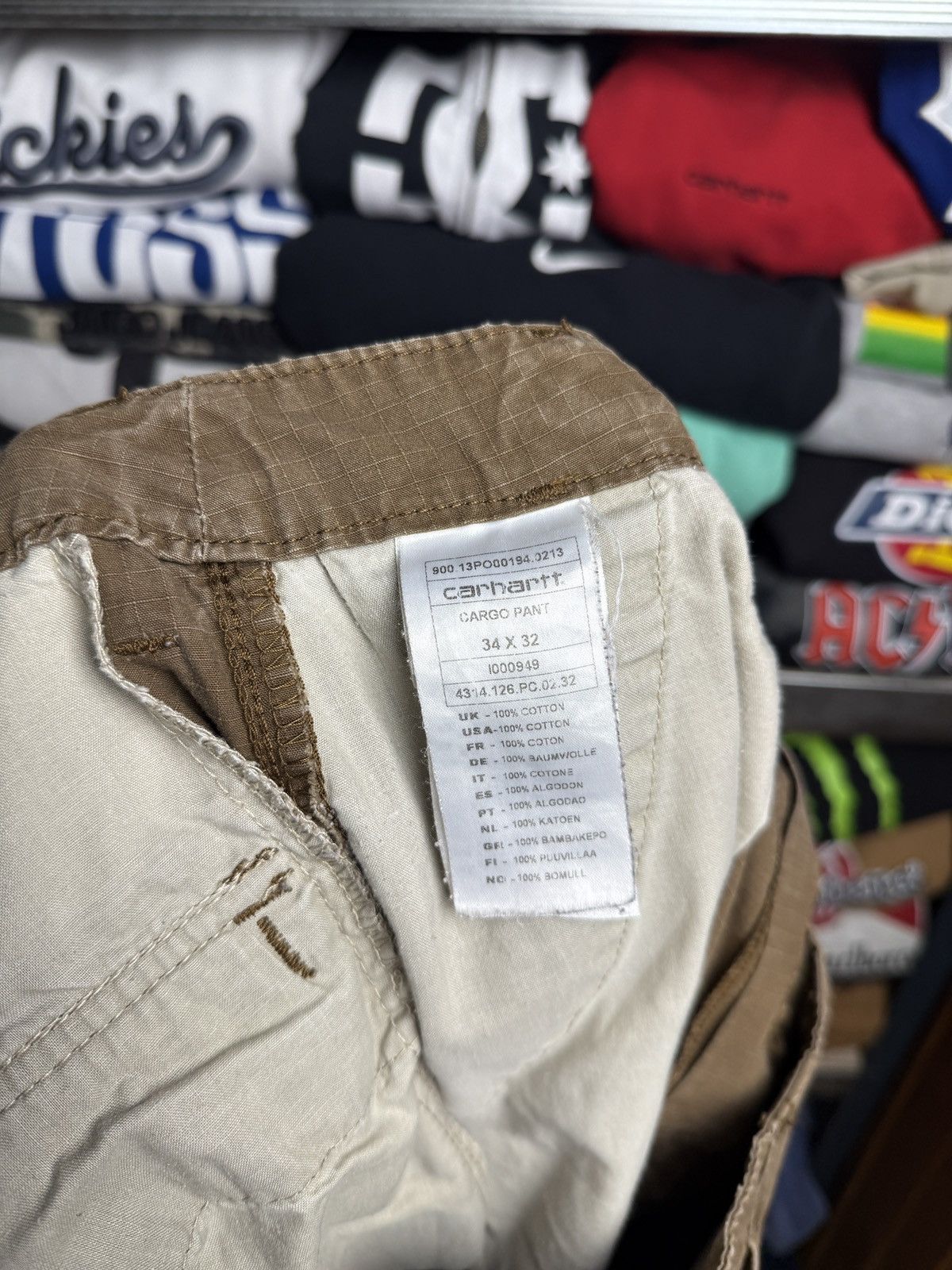 Carhartt × Vintage Vintage Brown Carhartt Cargo Pants Size US 34 / EU 50 - 16 Thumbnail