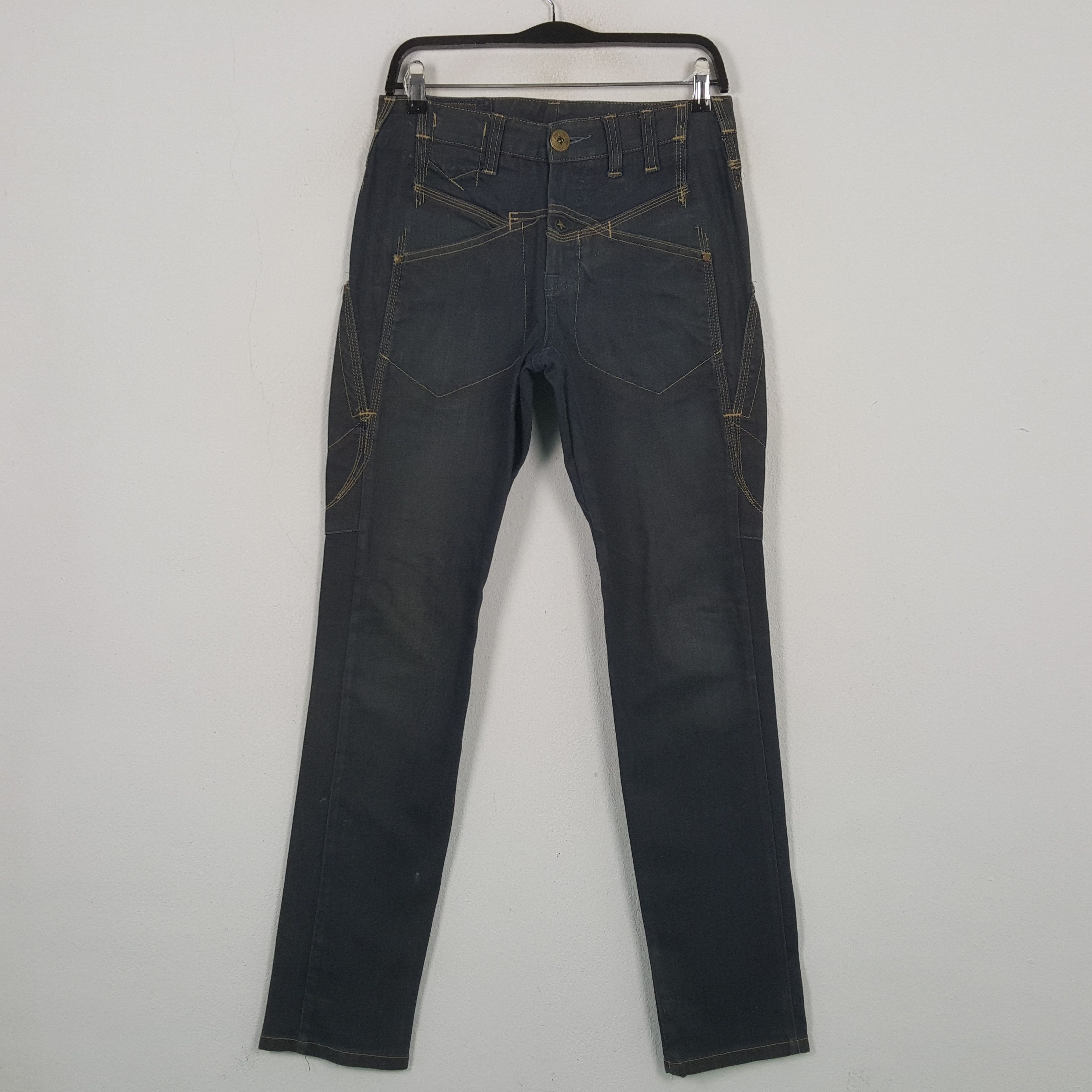 Marithe + Francois Girbaud Marithe Francois Girbaud Fashion Design Style Jeans RR9 Size US 29 - 1 Thumbnail