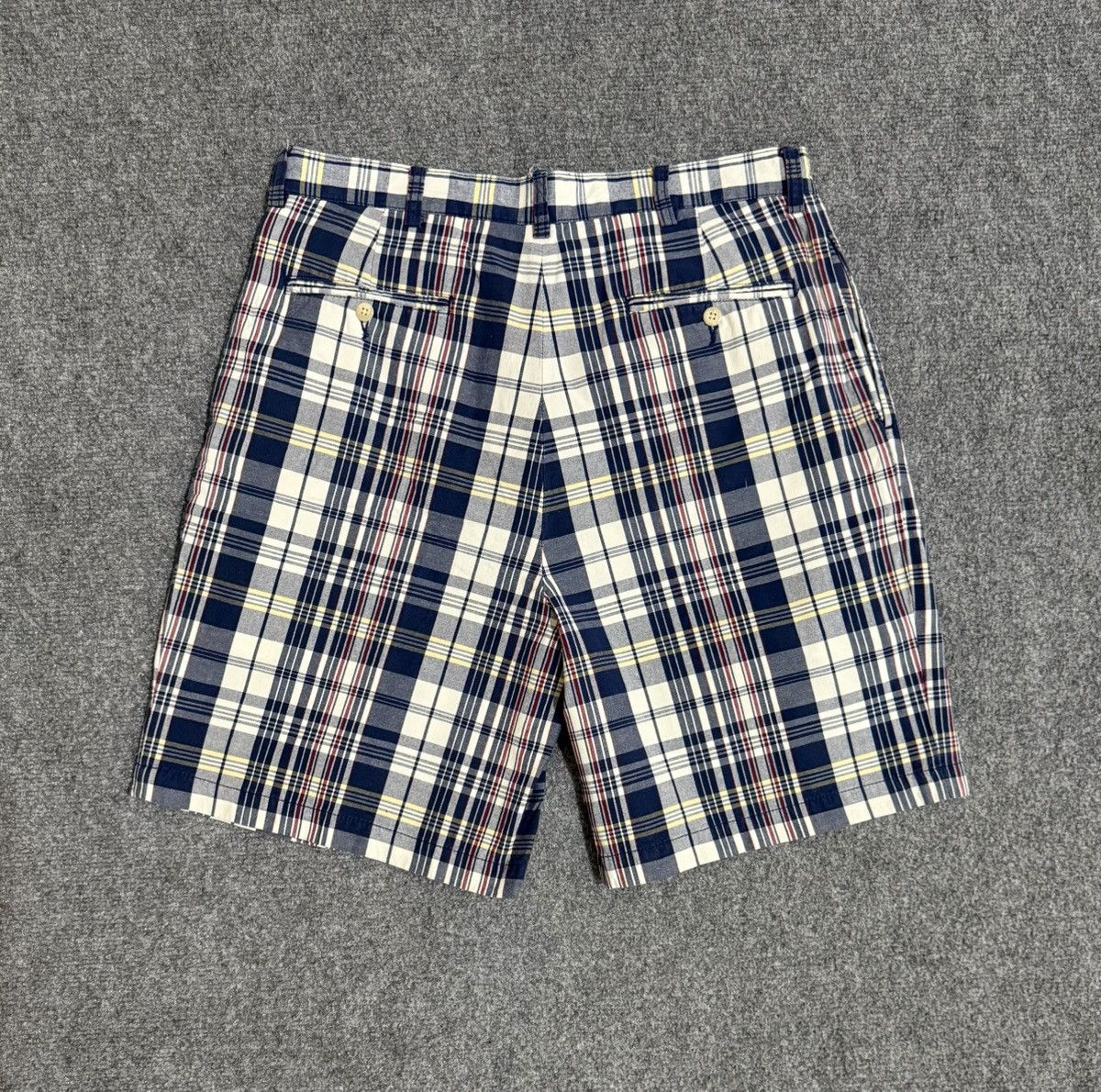 Polo Ralph Lauren Vintage Polo Ralph Lauren Pleated Shorts Plaid 34 Size US 34 / EU 50 - 7 Thumbnail