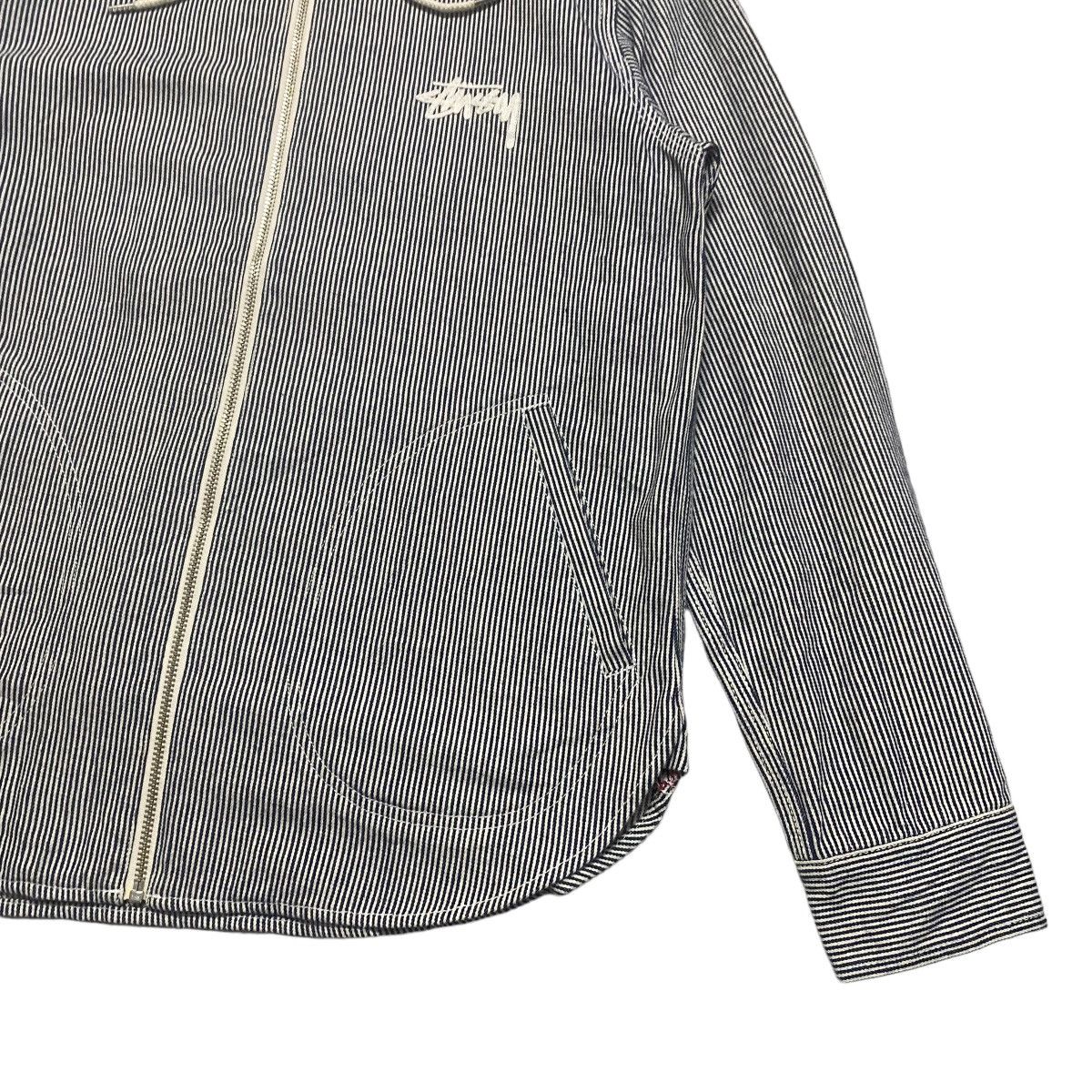 Stussy Stussy Hickory Work Shirt Hooded Embroidery Size US M / EU 48-50 / 2 - 5 Thumbnail