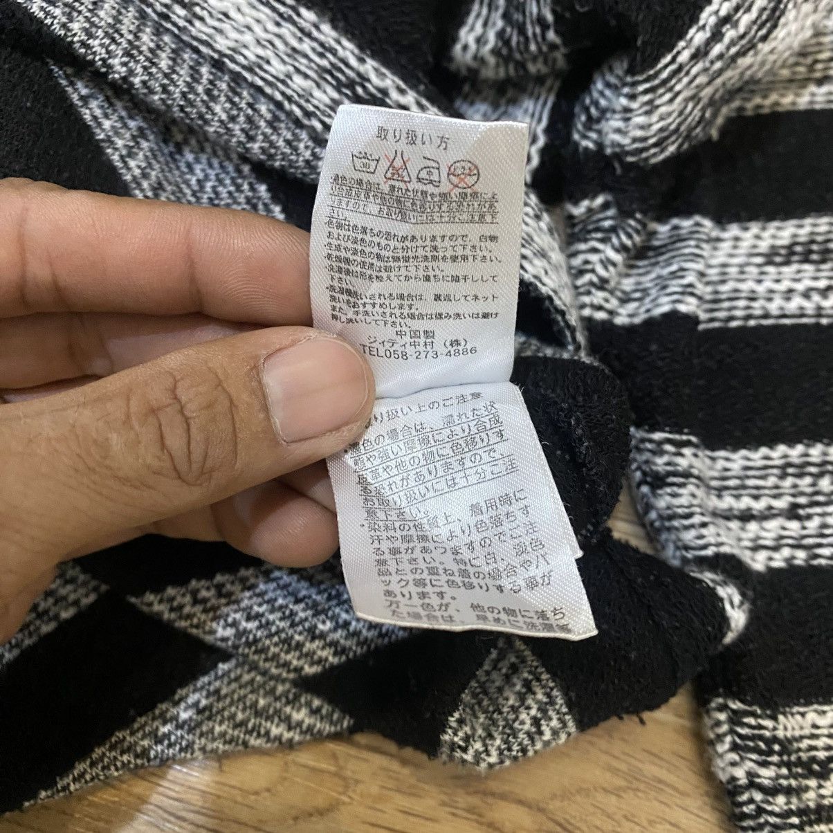 Japanese Brand 2000s In The Attic Homme Crut Cobain Style Stripe Knit LS Size US L / EU 52-54 / 3 - 10 Thumbnail