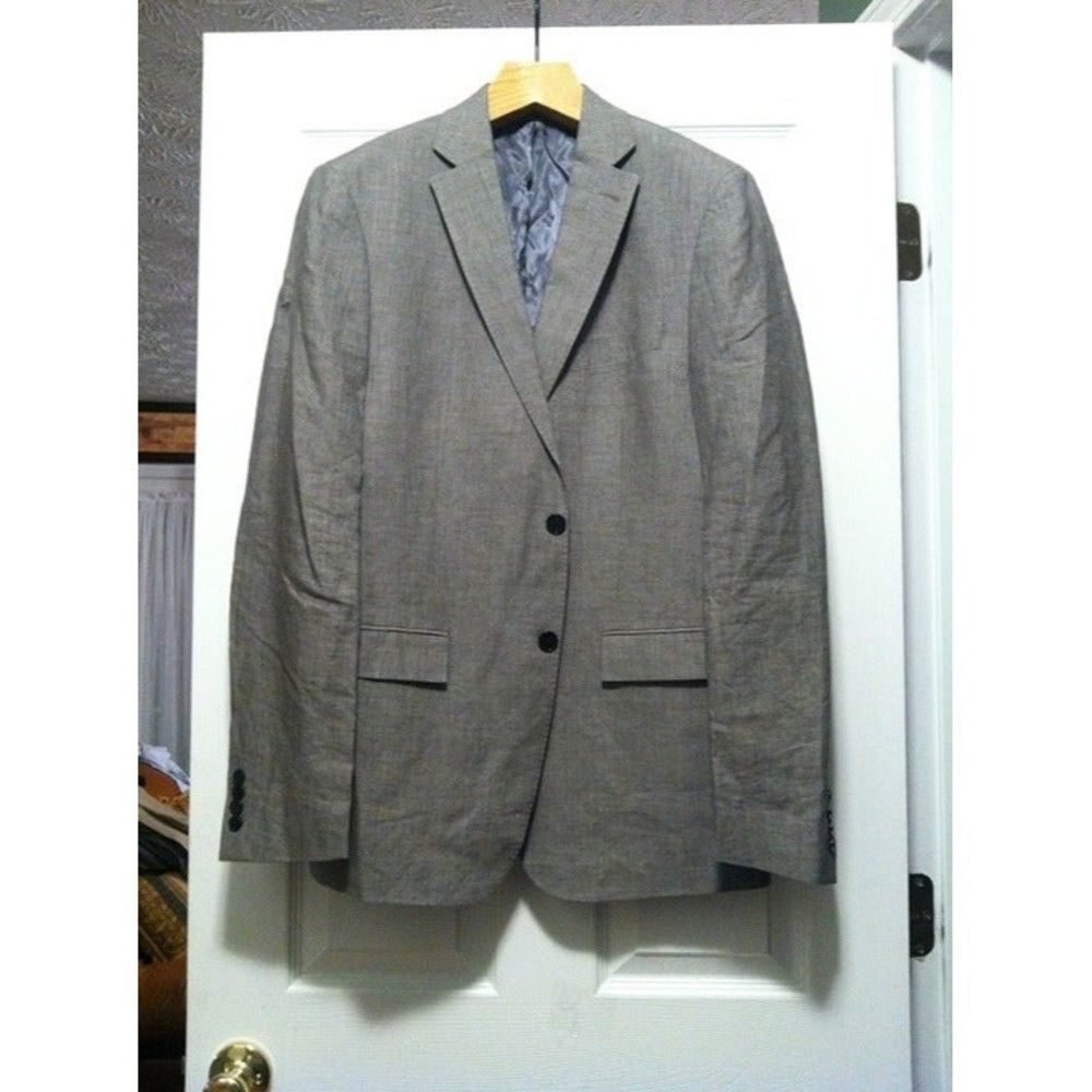 Other RYAN SEACREST MEN'S 100%LINEN SPORT COAT BLAZER JACKET 40L Size 40L - 1 Thumbnail