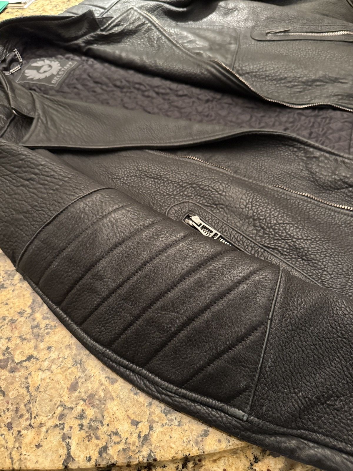 Belstaff Belstaff Black Leather Moto Jacket – Quilted Shoulders Size US M / EU 48-50 / 2 - 6 Thumbnail