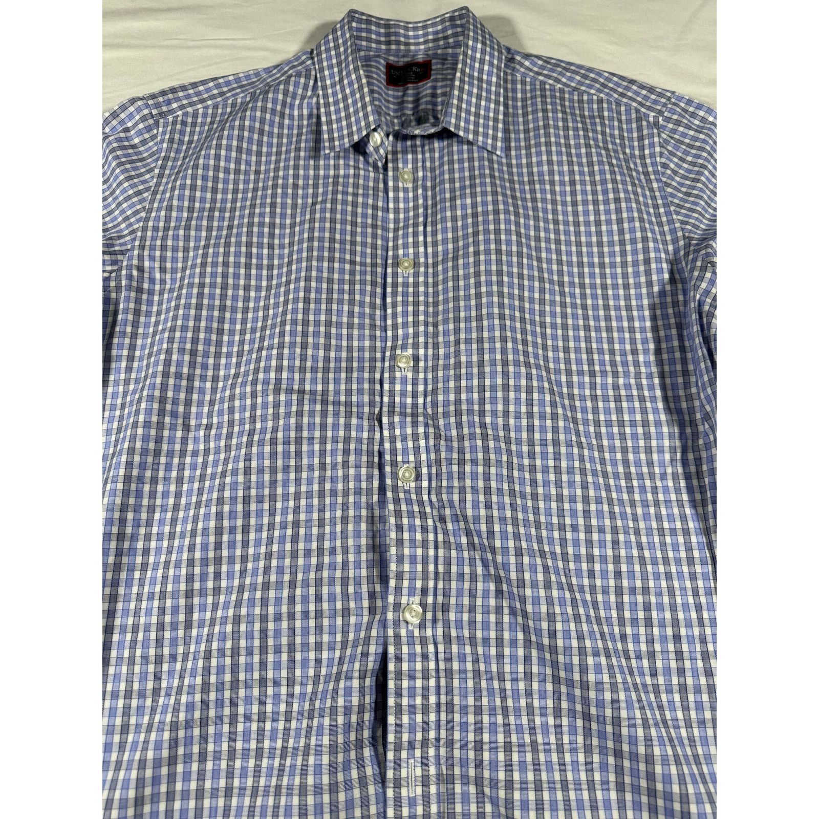 UNTUCKit UNTUCKit Men’s Shirt Large Blue Wrinkle-Free Long Sleeve Size US L / EU 52-54 / 3 - 2 Thumbnail