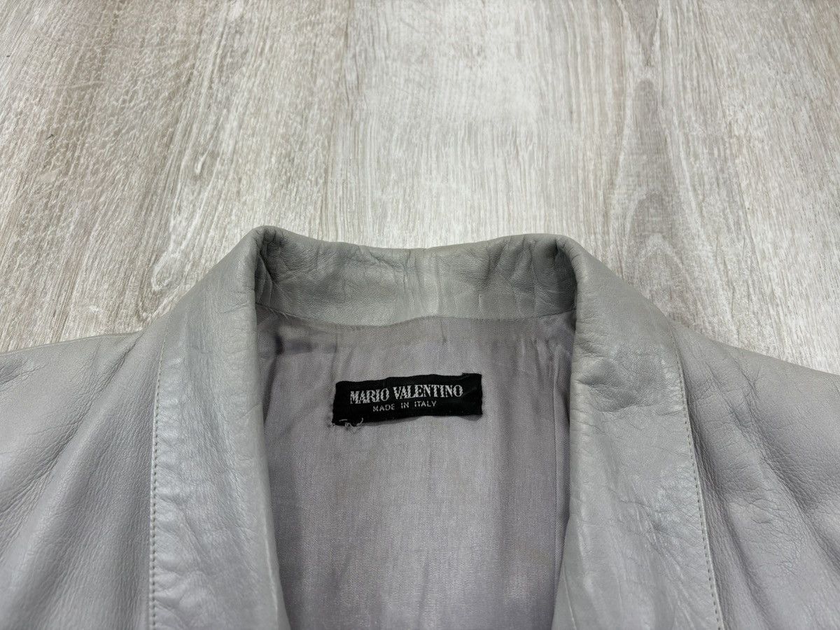 Mario Valentino × Vintage Womens leather vintage dress Mario Valentino Size L/XL Size L / US 10 / IT 46 - 6 Thumbnail