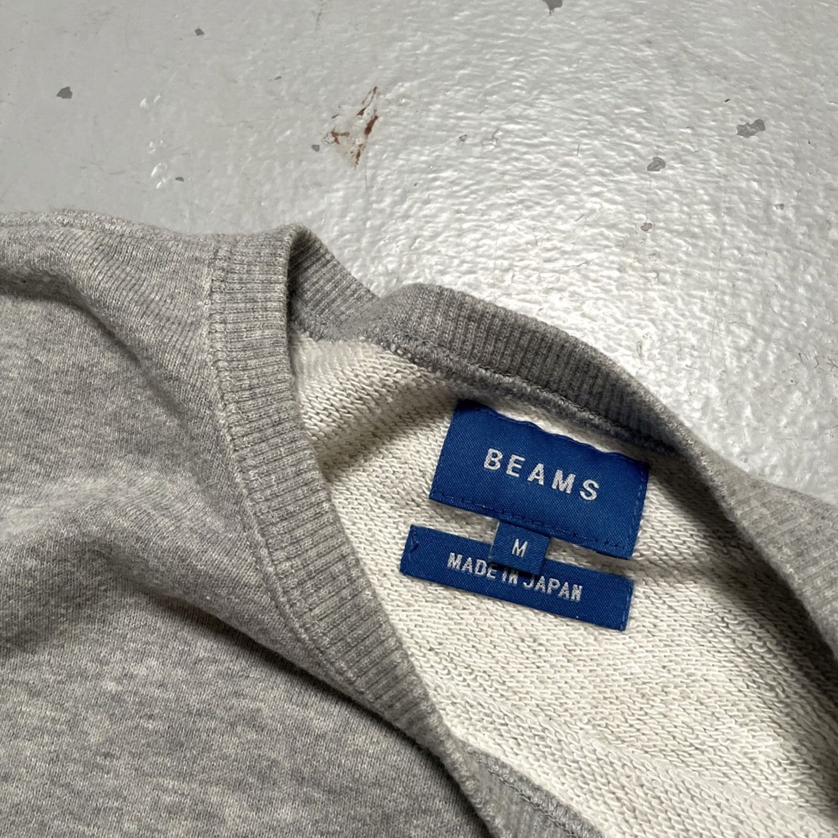 Logo 7 Beams Cotton Fleece Logo Crewneck Sweatshirt M - Unisex Adult Gray Size US M / EU 48-50 / 2 - 5 Thumbnail