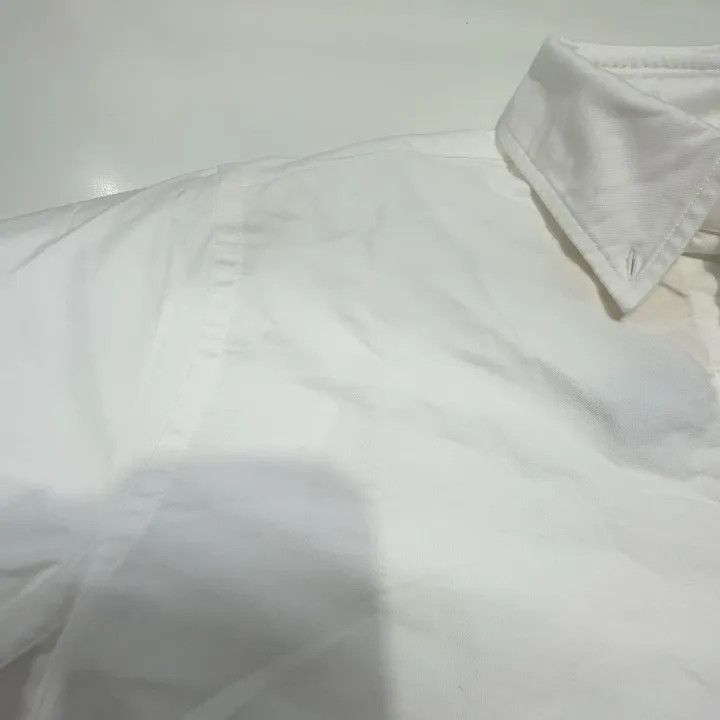 Thom Browne Thom Browne Classic Long Sleeve White Oxford Shirt -2507 Size US S / EU 44-46 / 1 - 5 Thumbnail